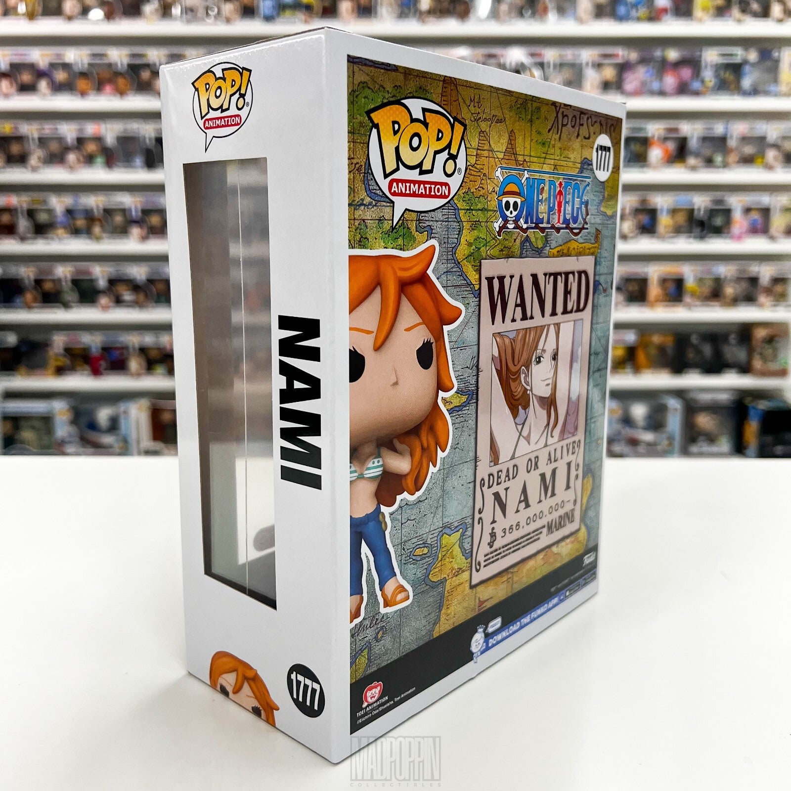 Funko Pop Anime One Piece Nami Wanted Poster Target Straw Hat Pirates