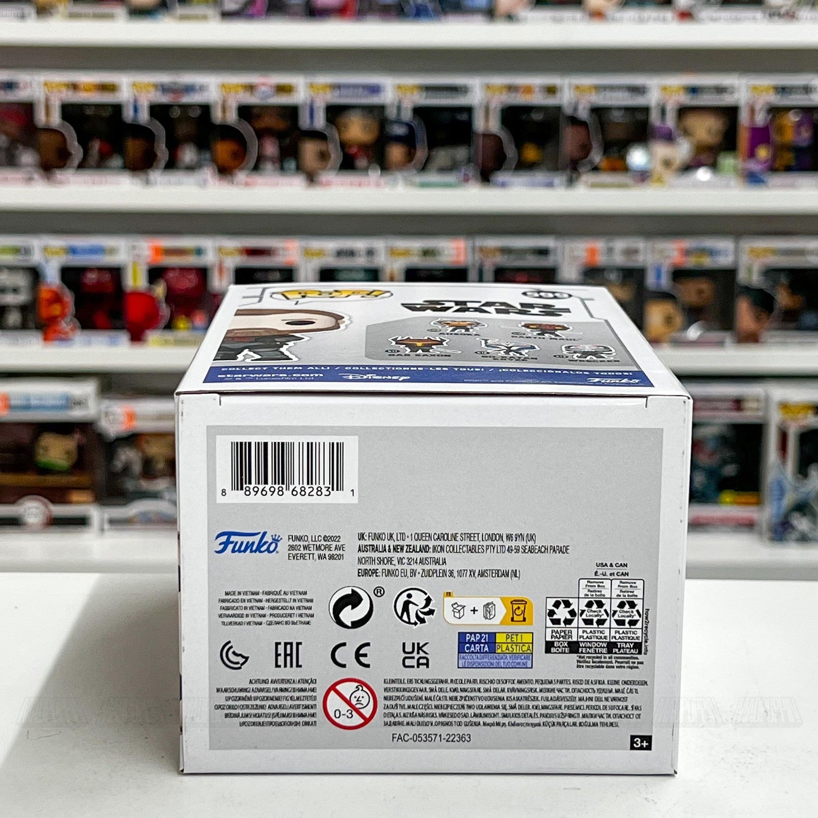 Funko Pop Star Wars Obi-Wan Kenobi #599 Entertainment Earth Exclusive Vinyl