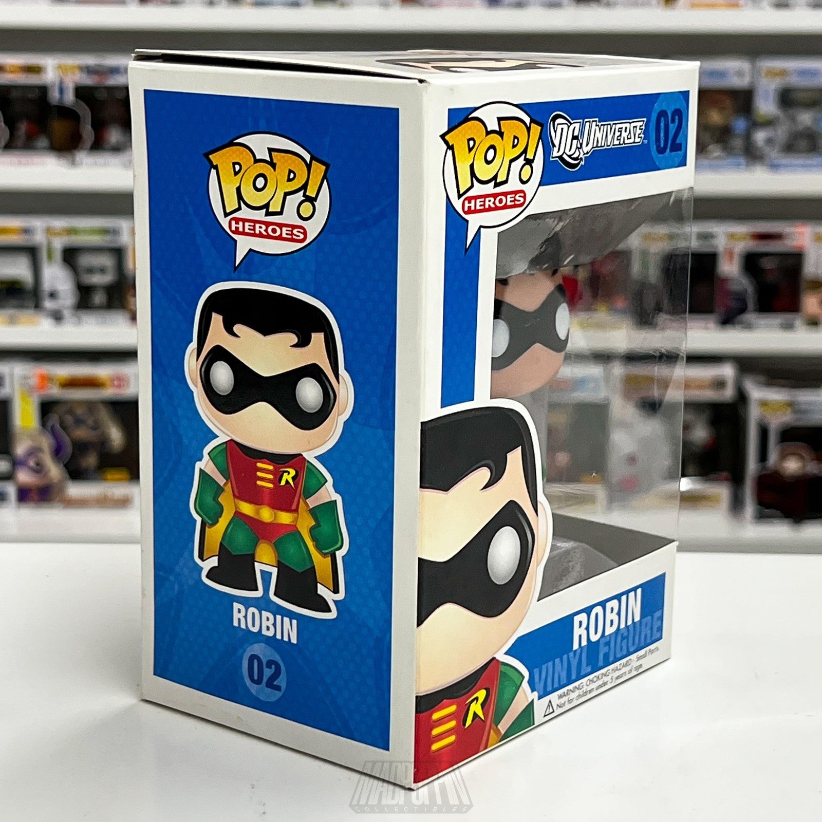 Funko Pop Heroes Robin 02 DC Universe Vaulted Vinyl Figure New In Box