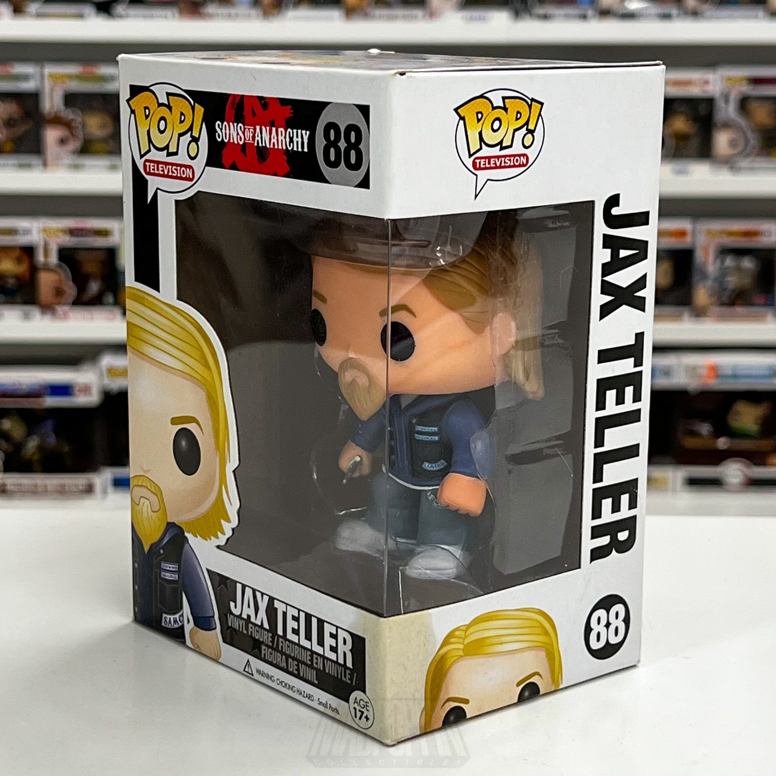Funko Pop Television Sons of Anarchy Jax Teller 88 Outlaw Motorcycle Club Figure1