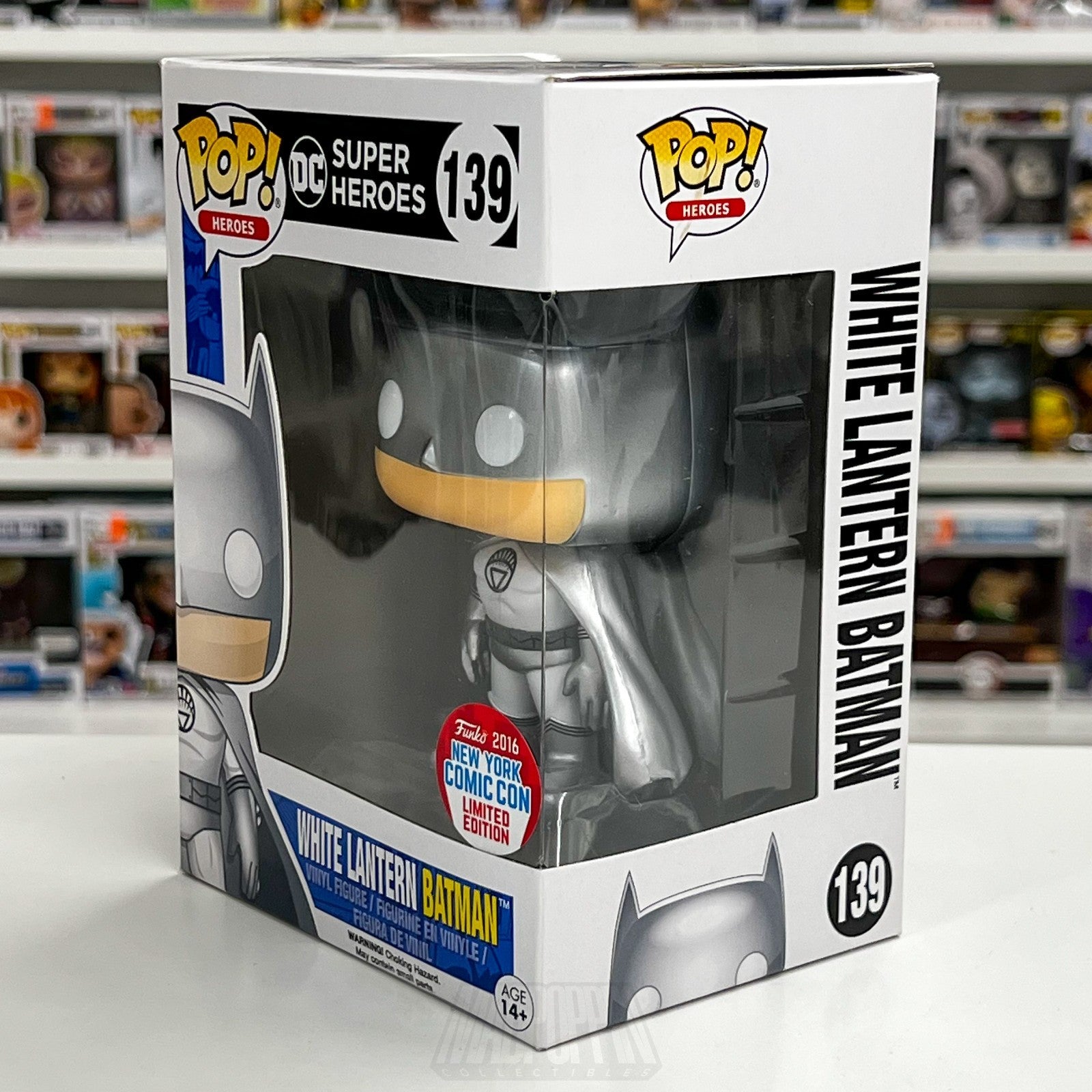 Funko Pop DC Super Heroes White Lantern Batman NYCC New York 139 Vinyl Figure1