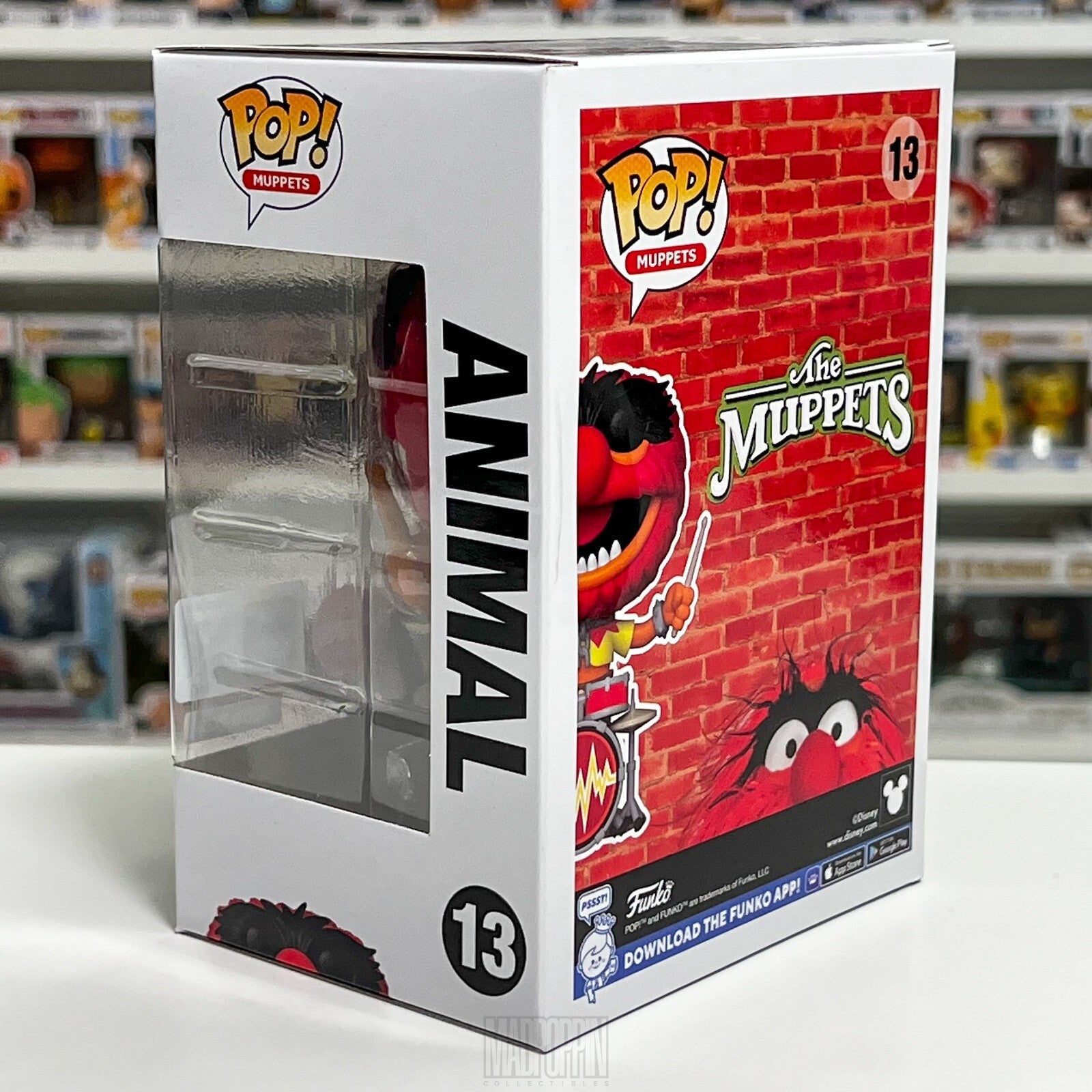Funko Pop The Muppets Animal Flocked Playing Drums Jim Henson NYCC 1500 Pcs 13