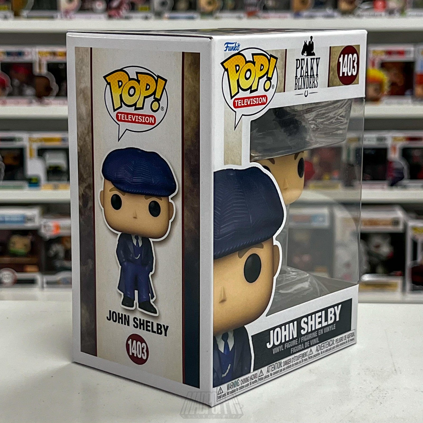 Funko Pop TV Peaky Blinders John Shelby 1403 Vinyl Figure Collectible New in Box