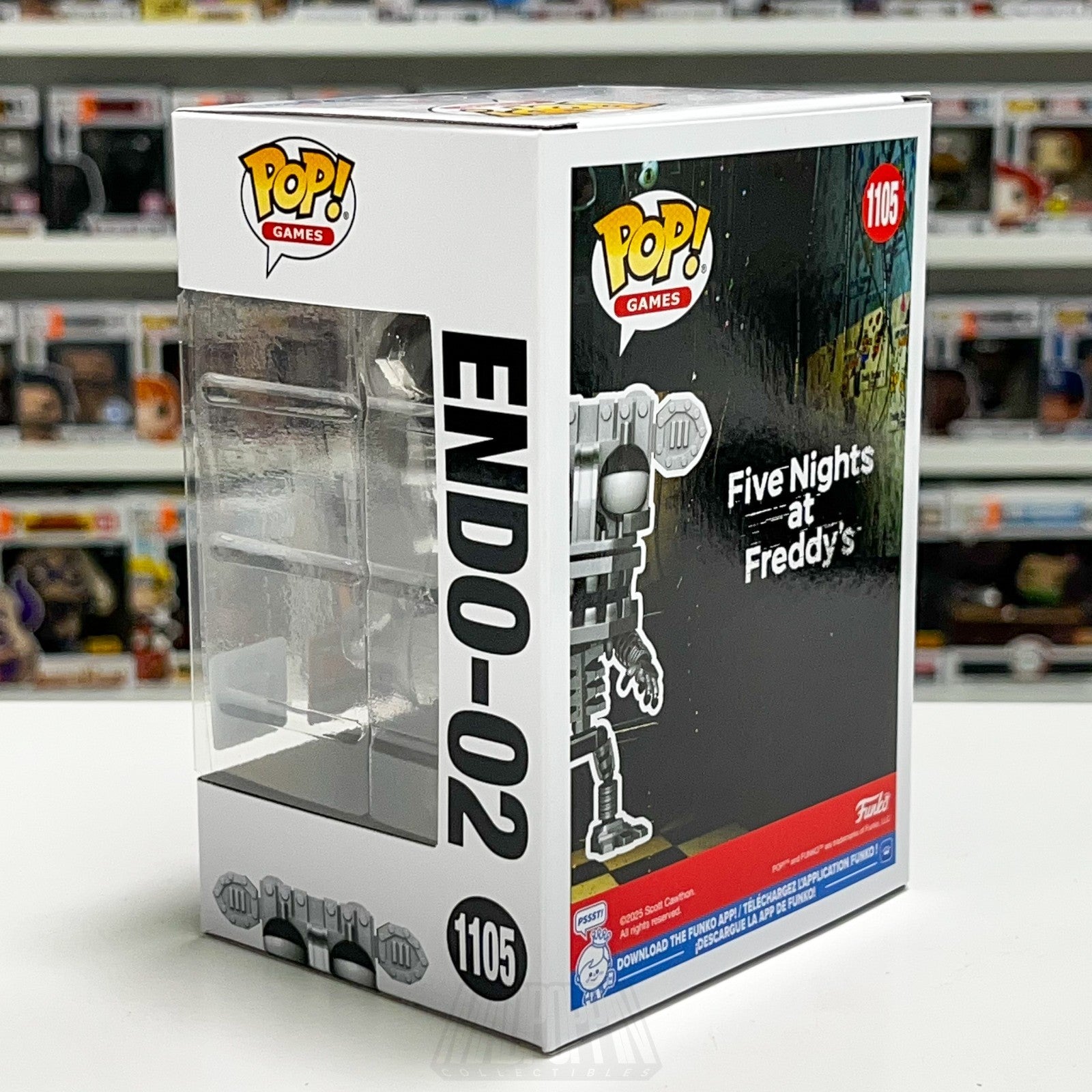Funko Pop FNAF Five Nights Freddy's Endo-02 1105 NYCC Con Sticker Game