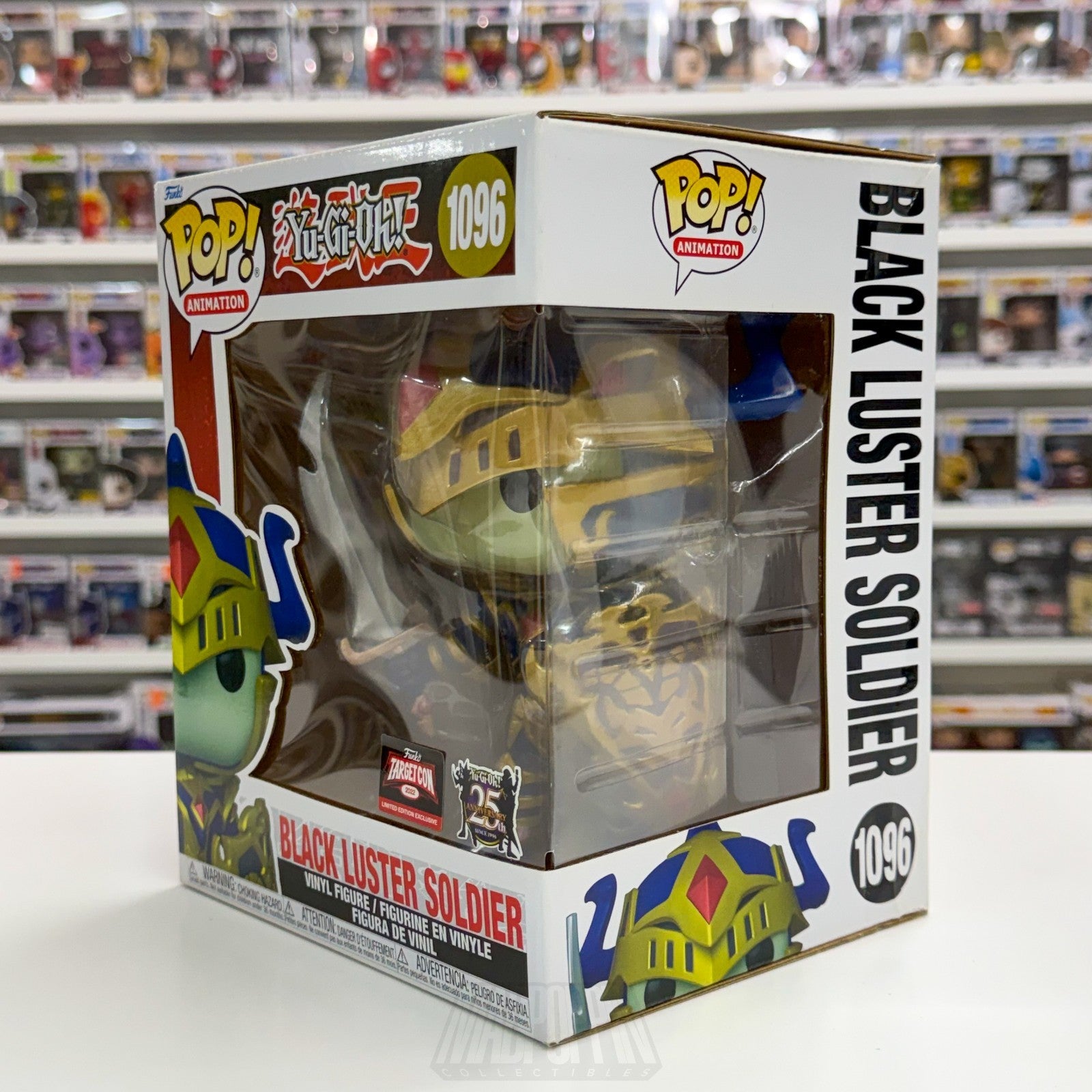 Funko Pop Anime Yu Gi Oh Black Luster Soldier Target Con 1096 TCG 6 Inch Figure1