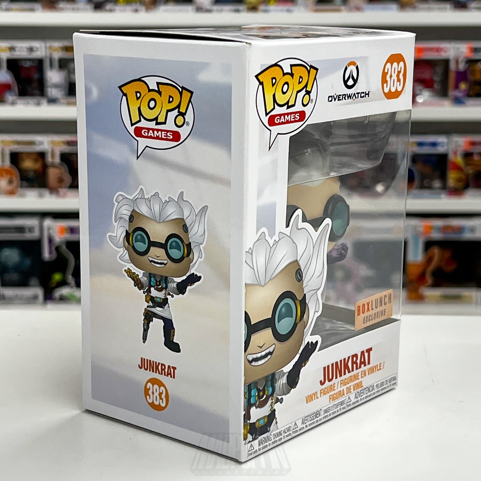 Funko Pop Video Games Overwatch Junkrat Dr Junkenstein 383 Boxlunch Vinyl Figure5