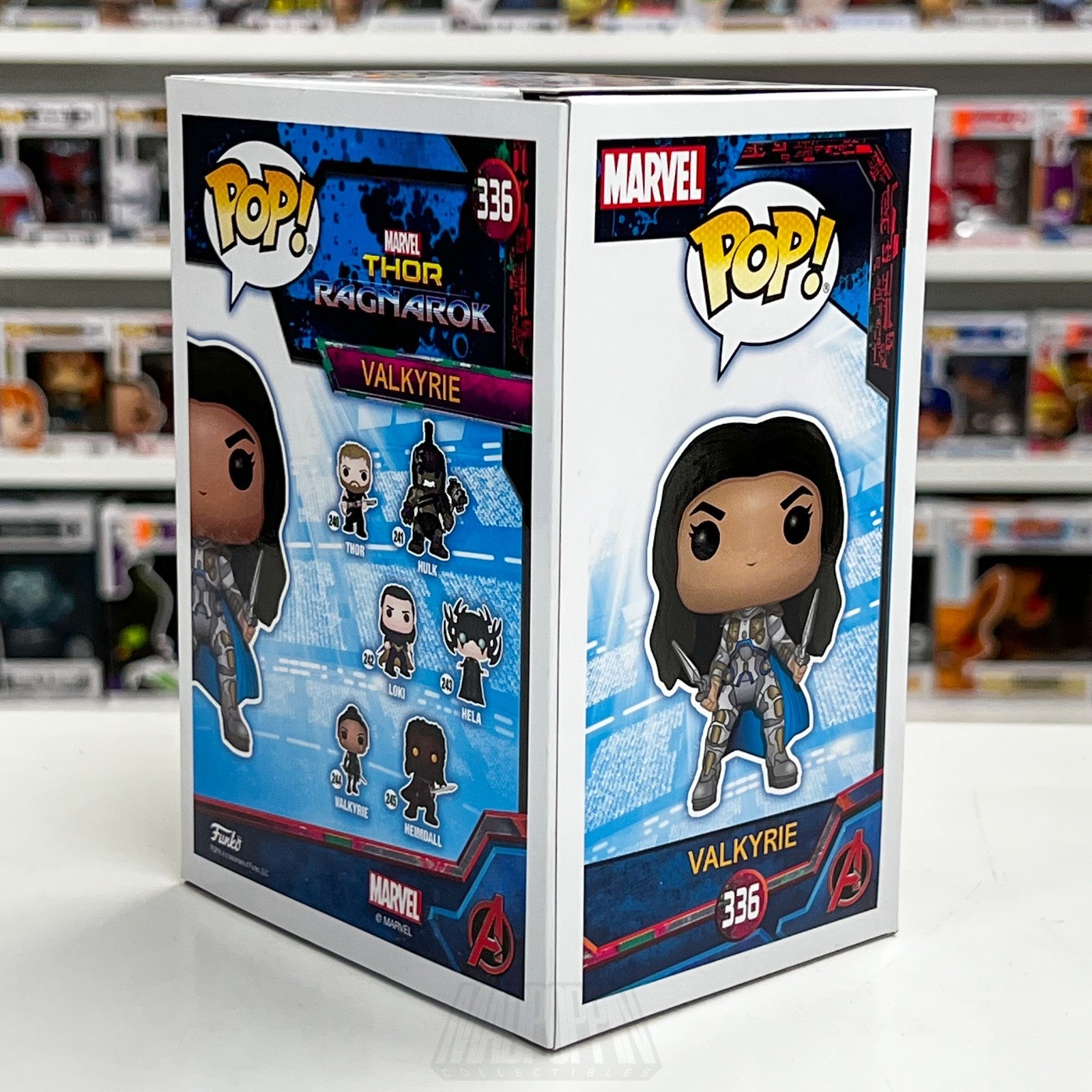 Funko Pop Marvel Thor Ragnarok Valkyrie Battle Outfit 336 SDCC 2018 Vinyl Figure4