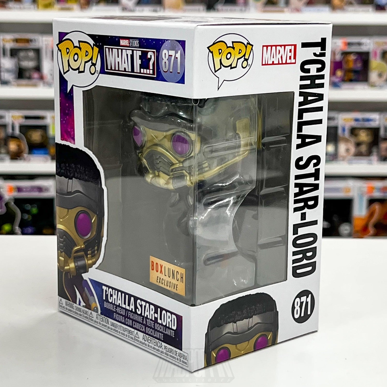 Funko Pop Marvel What If T'Challa Star-Lord #871 BoxLunch Exclusive Bobble-Head1