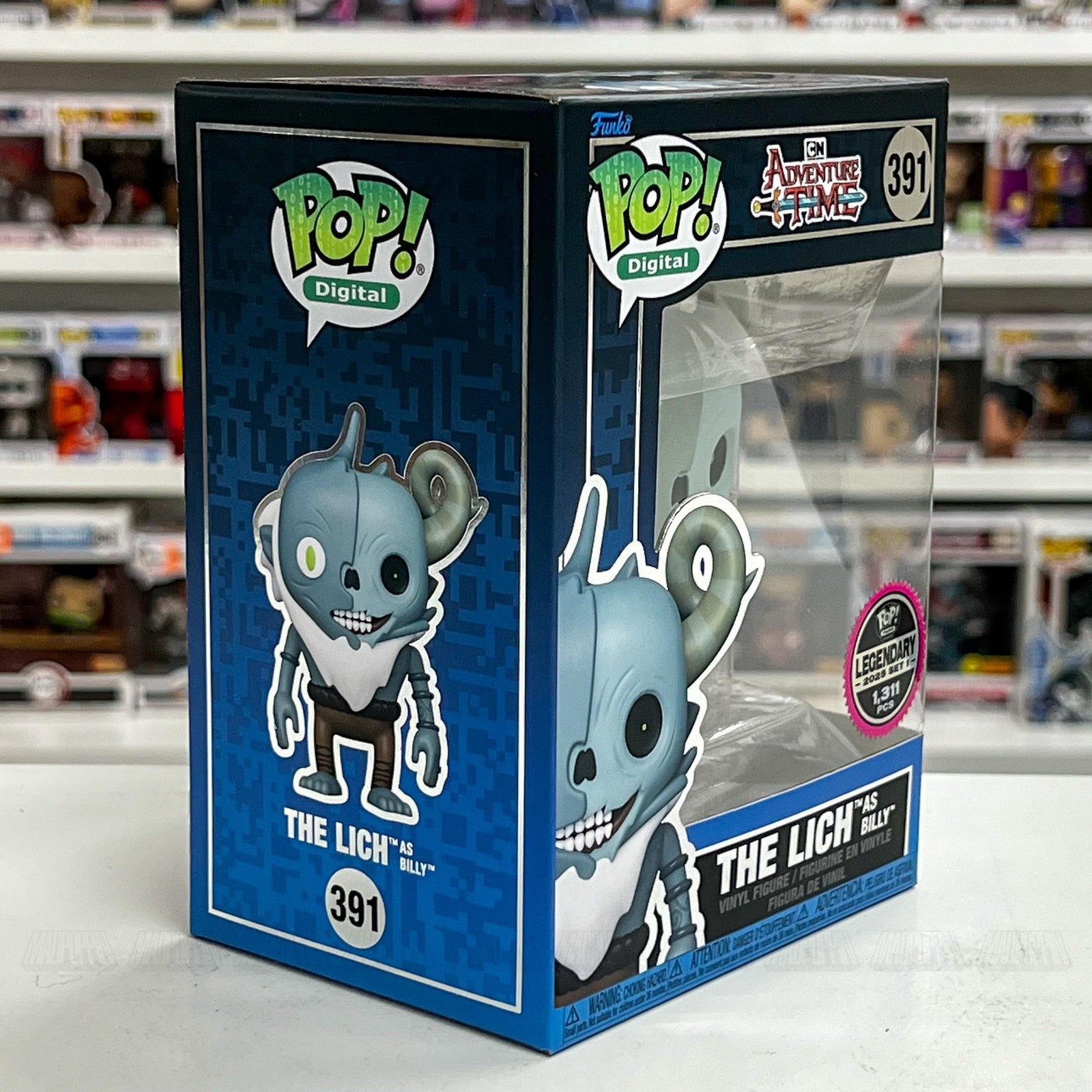 Funko Pop Digital Adventure Time The Lich as Billy 391 Legendary 1900 PCS Vinyl