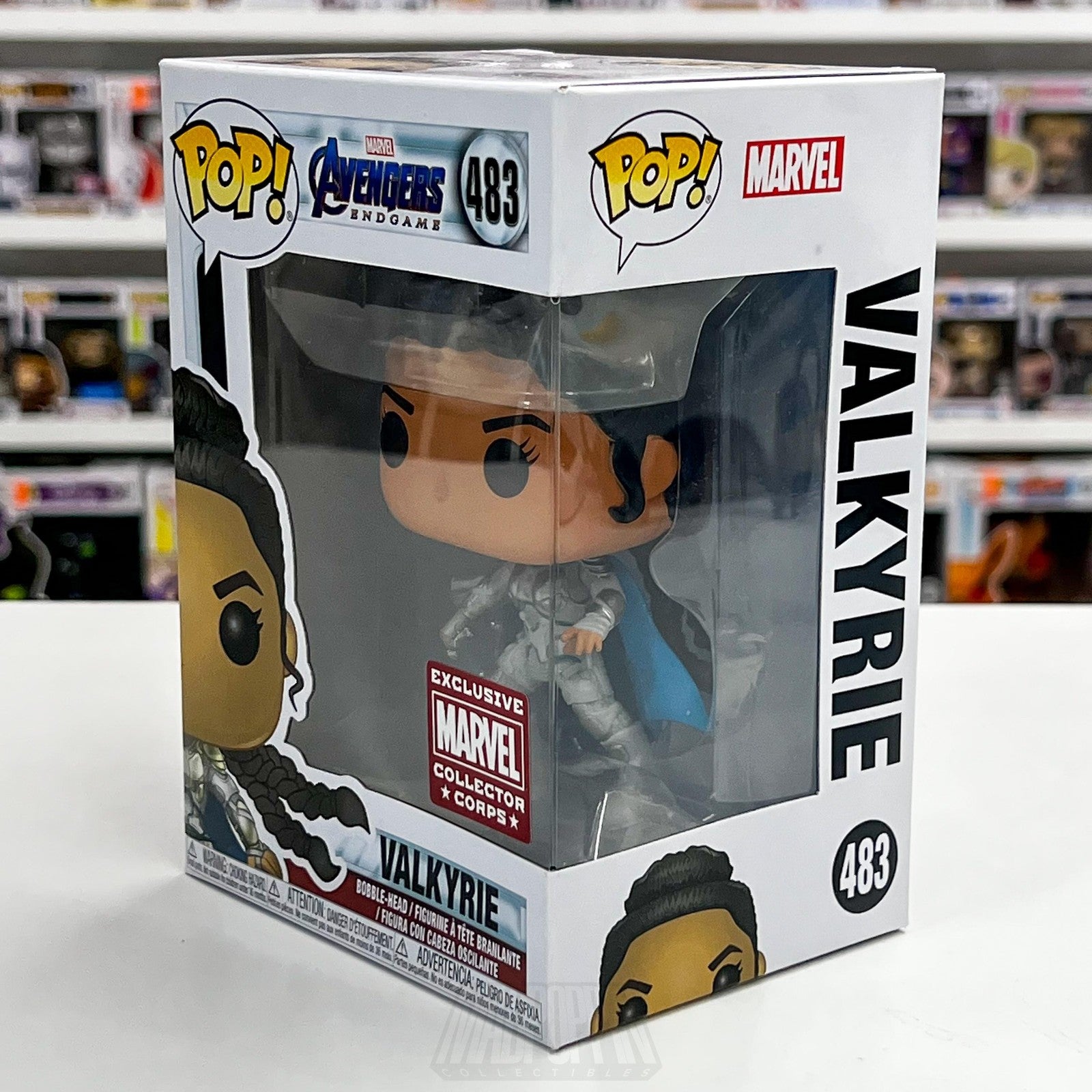 Funko Pop Marvel Avengers Endgame Valkyrie 483 Collector Corps Exclusive Vinyl1