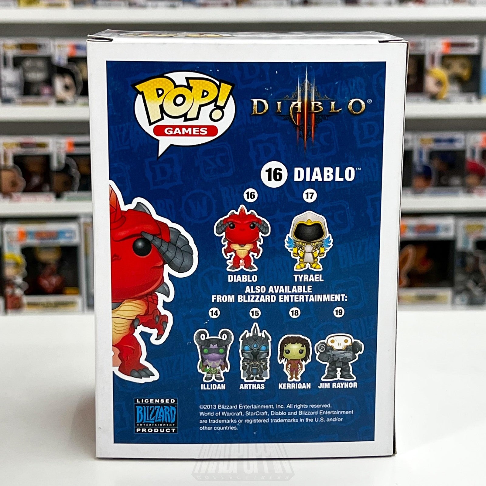 Funko Pop! Games Diablo 16 Vinyl Figure Blizzard Entertainment Collectible Toy