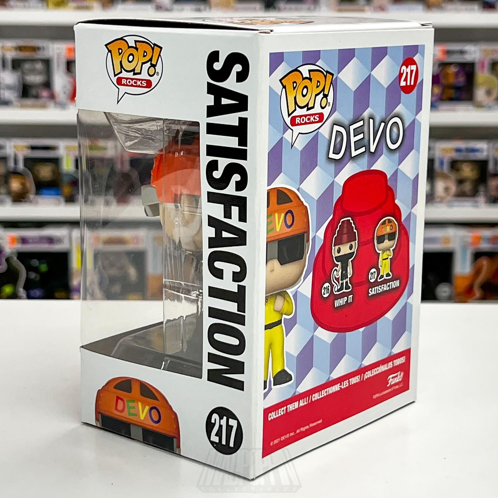 Funko Pop! Rocks Devo Satisfaction #217 Vinyl Figure 2021 New Wave Band Toy2