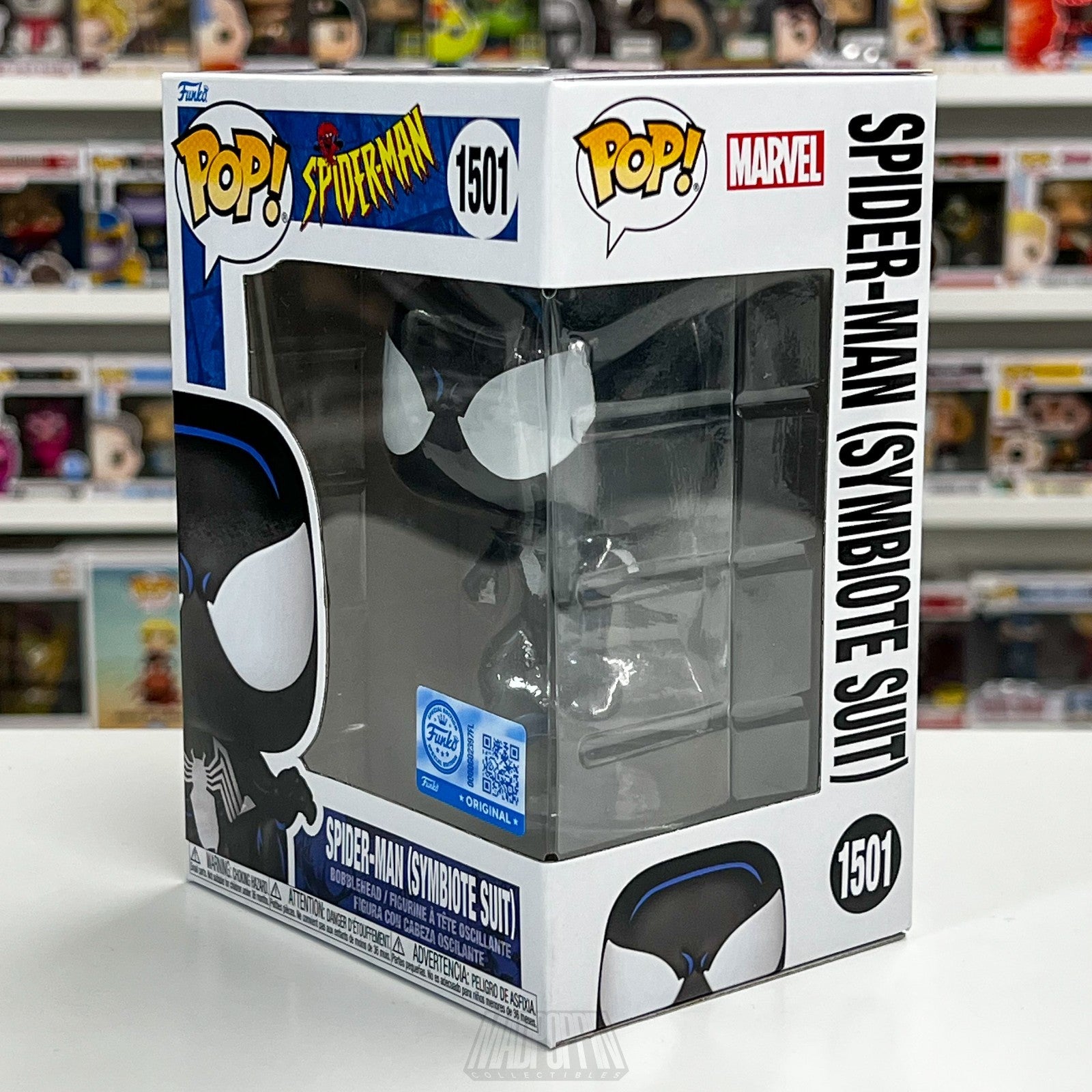 Funko Pop Marvel Spider-Man Black Symbiote Suit Target Exclusive 1501 Vinyl