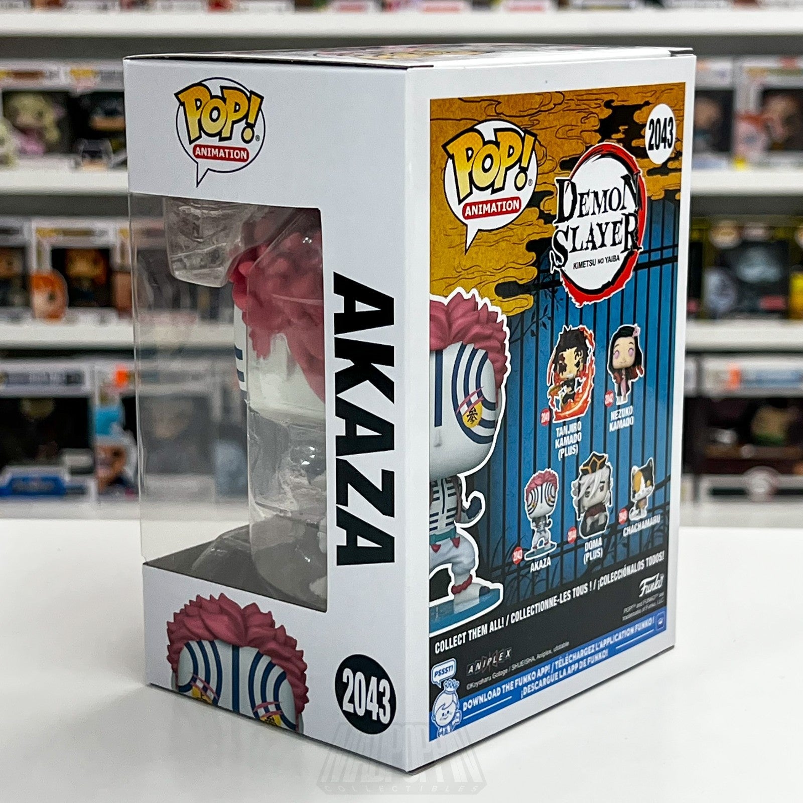 Funko Pop Anime Demon Slayer Akaza 2043 Twelve Kizuki Japan Manga Vinyl Figure2