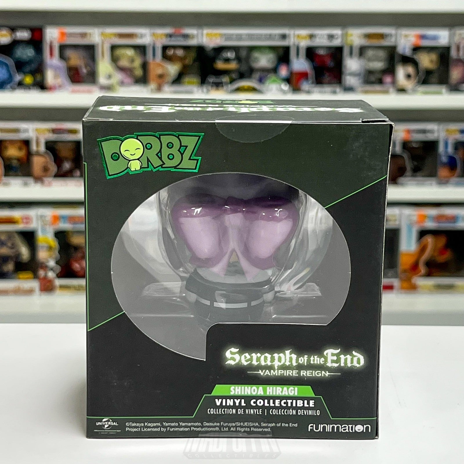 Funko Dorbz Animation Seraph of the End Shinoa Hiragi 335 Specialty Se