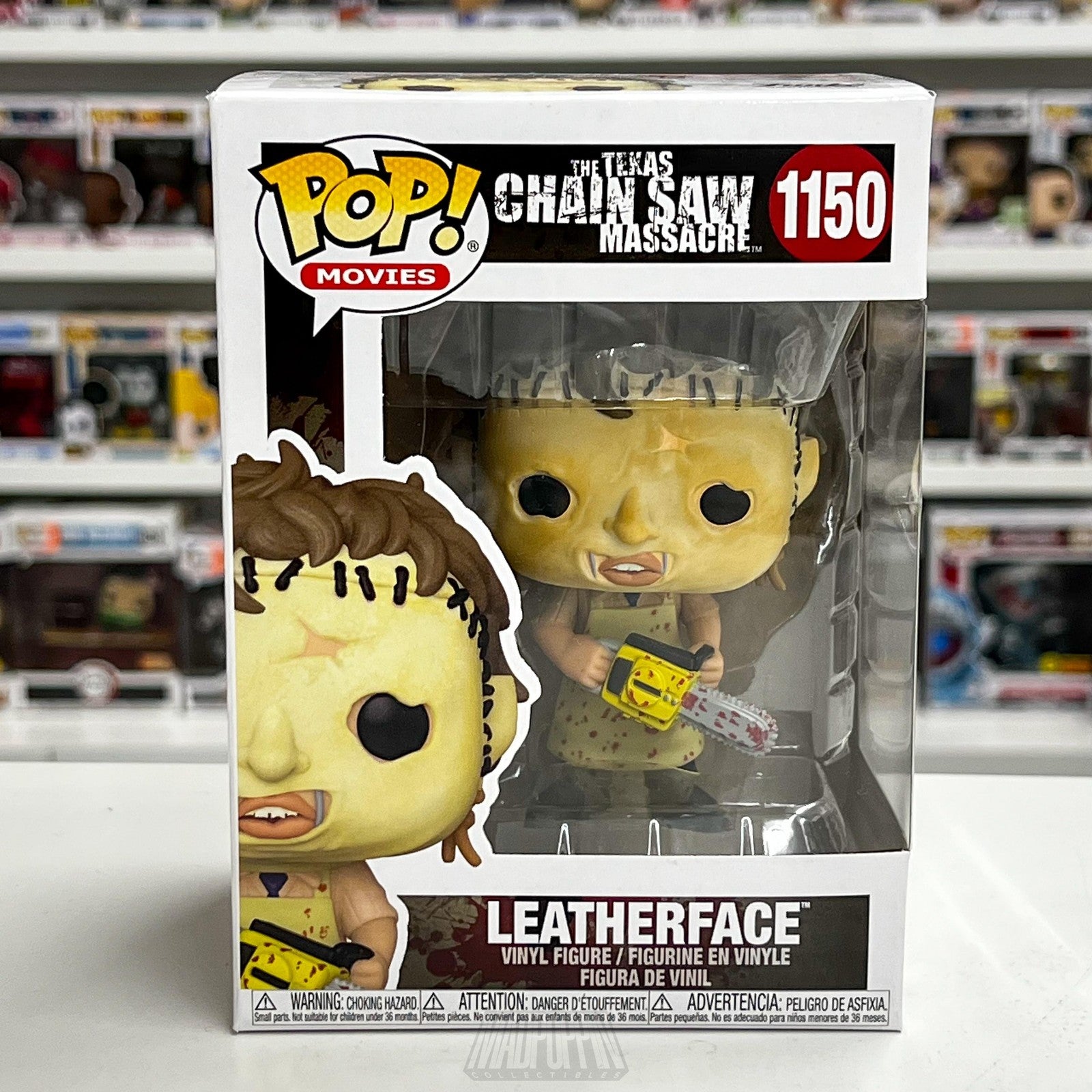Funko Pop Leatherface 1150 Texas Chainsaw Massacre Horror Vinyl Figure New