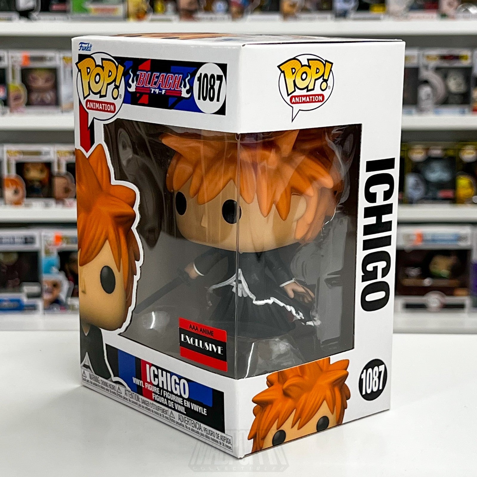 Funko Pop Anime Bleach Ichigo Kurosaki Bankai AAA Exclusive 1087 Vinyl Figure1