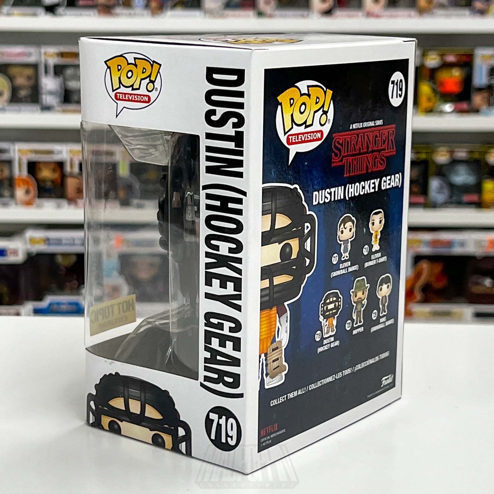 Funko Pop Television Stranger Things Dustin Hockey Gear Hot Topic 719 Toy Figure2