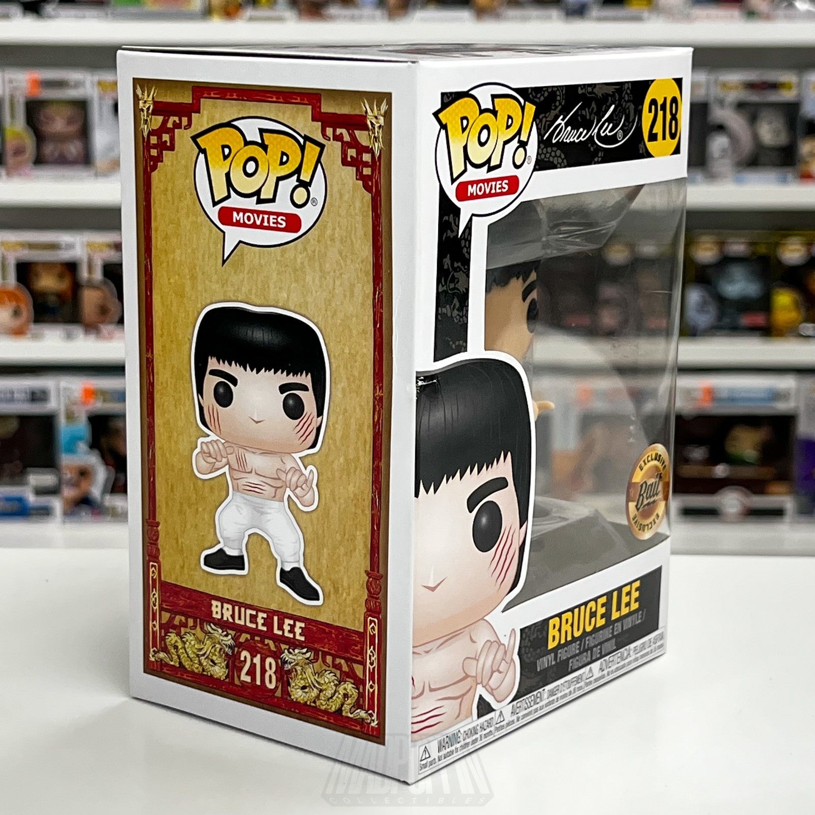 Funko Pop Movies Bruce Lee Enter The Dragon White Pants BAIT 218 Vinyl Figure5