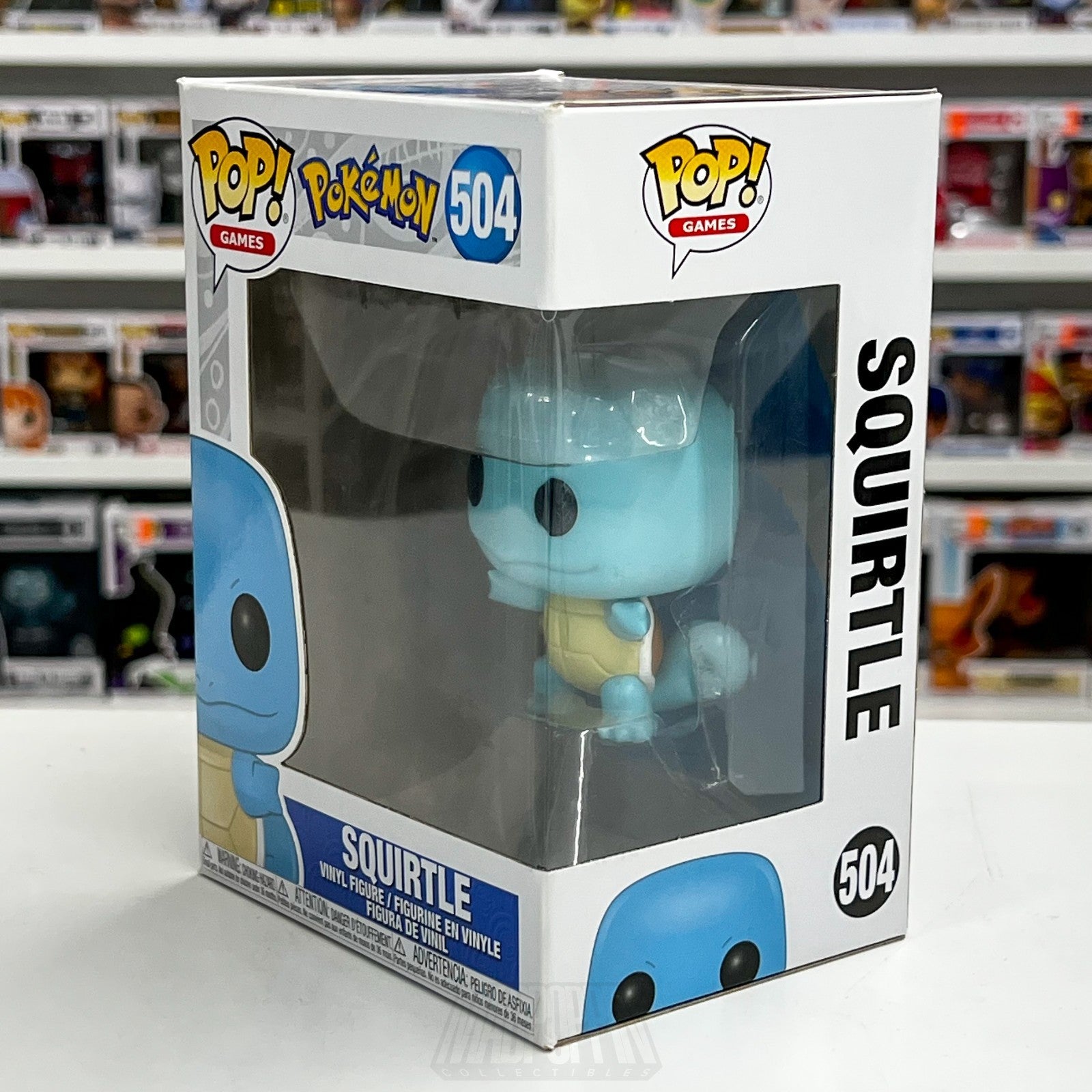 Funko Pop Video Games Pokemon Squirtle 504 Japanese TCG Turtle Vinyl Figure1