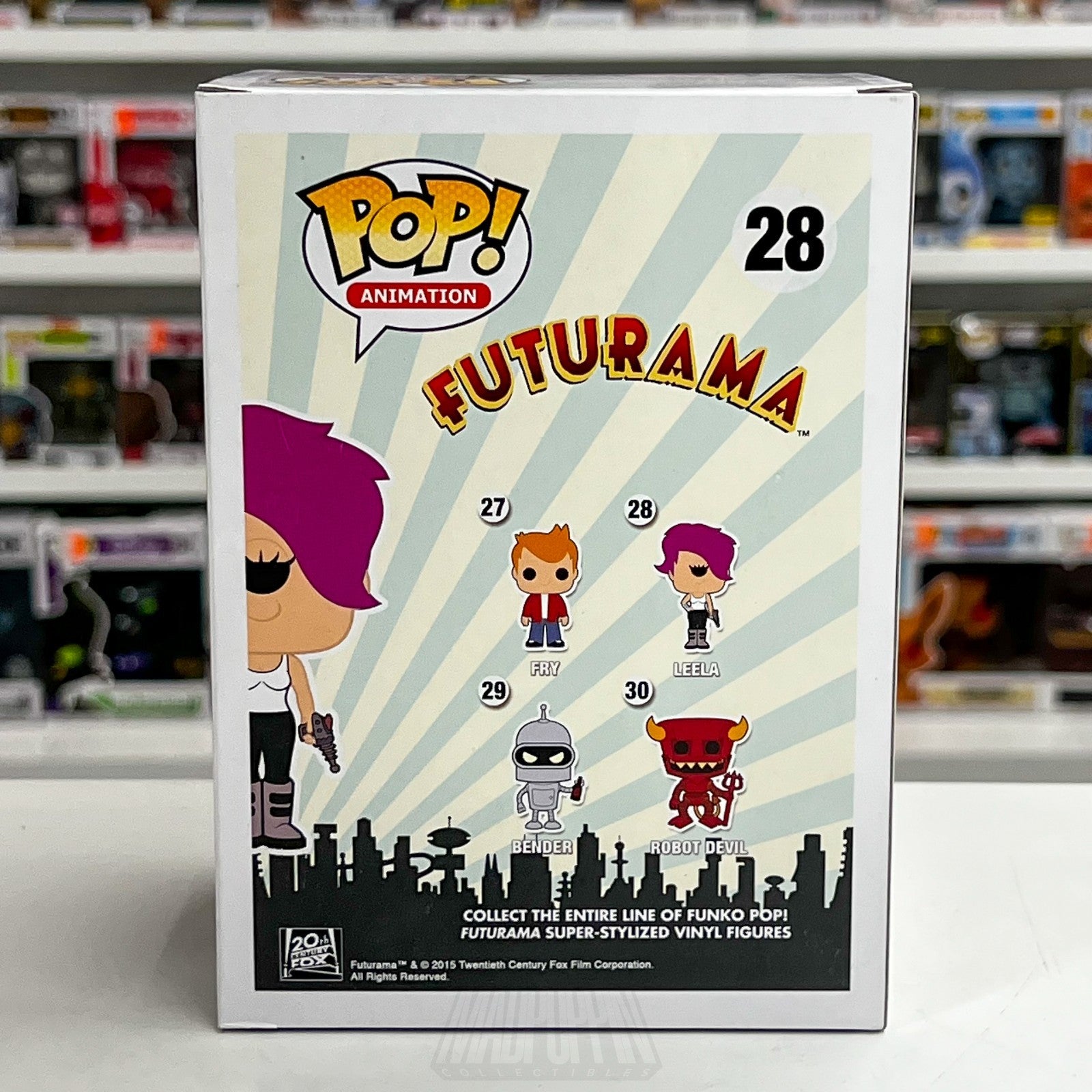 Funko Pop Animation Futurama Turanga Leela 28 TV Show Comedy Toy Vinyl Figure3