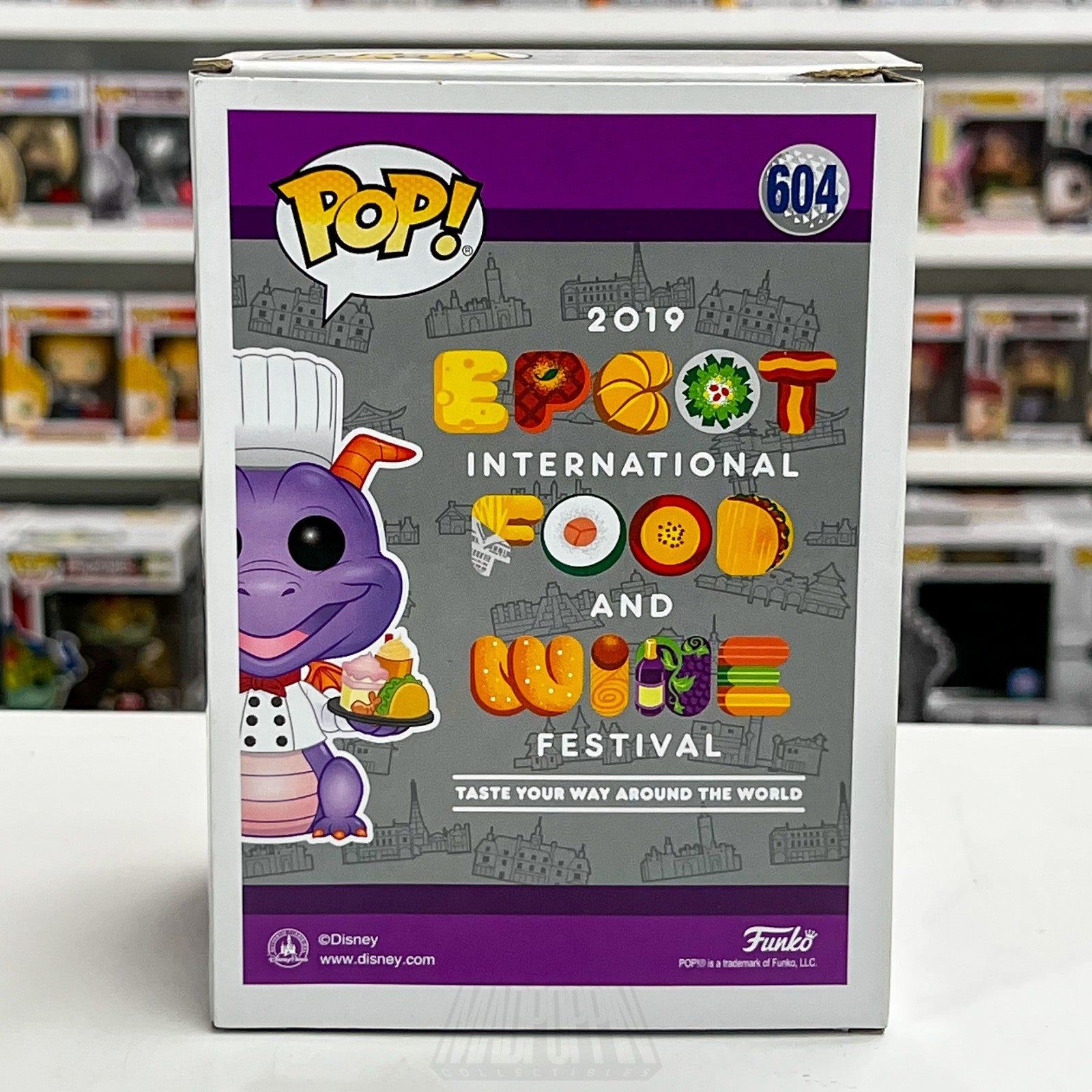 Funko Pop Disney Chef Figment Epcot Food Wine Festival Exclusive 604 Toy Figure3