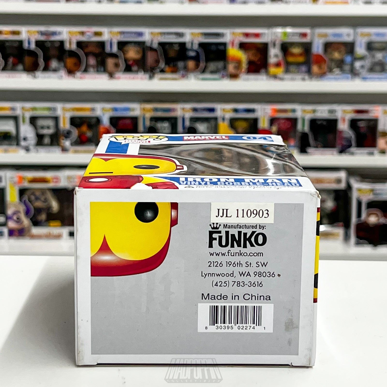 Funko Pop Marvel Universe Iron Man Vinyl Bobblehead 04 Original Hang Tag 2011
