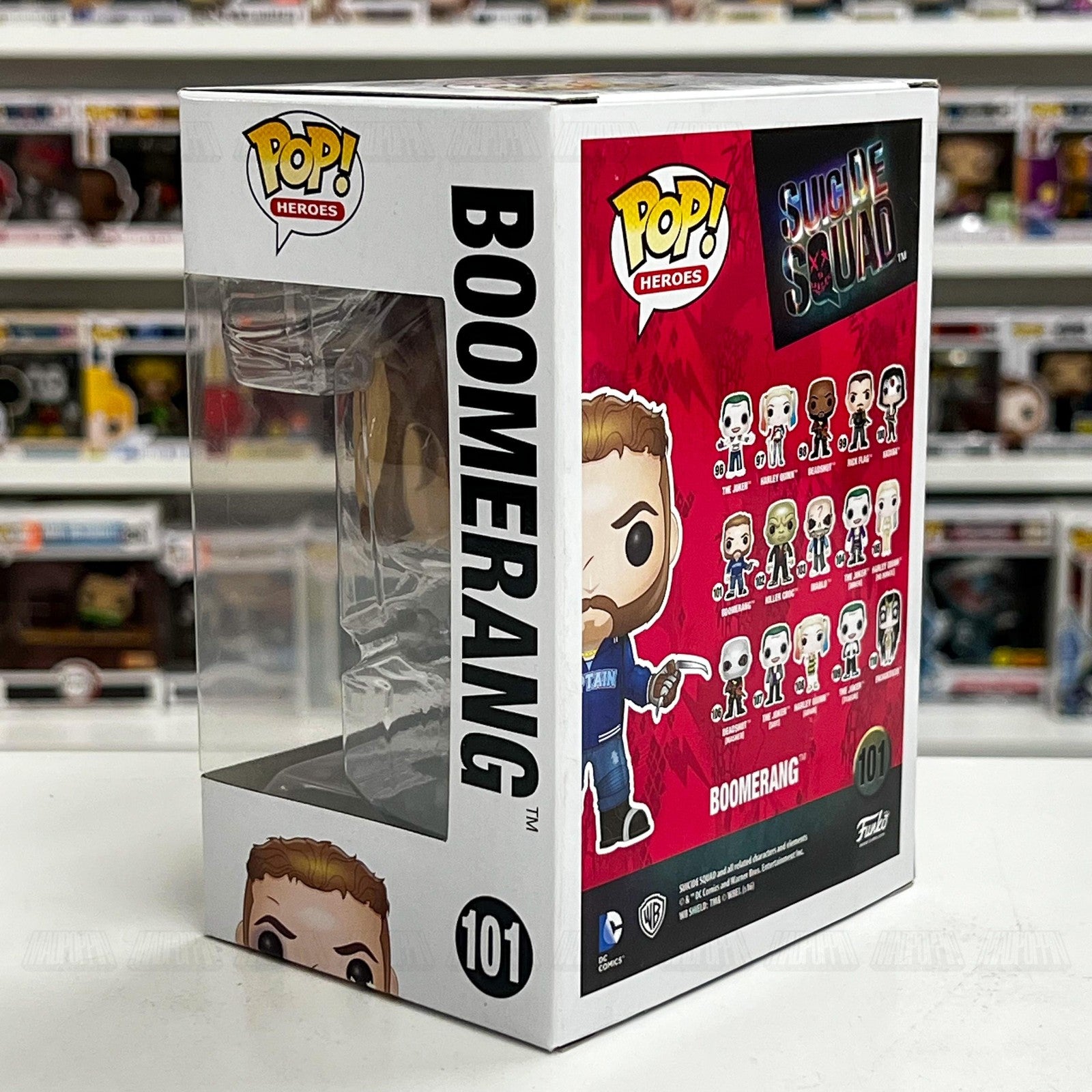 Funko Pop! Heroes Suicide Squad Boomerang #101 Vinyl Figure New in Box DC Comics
