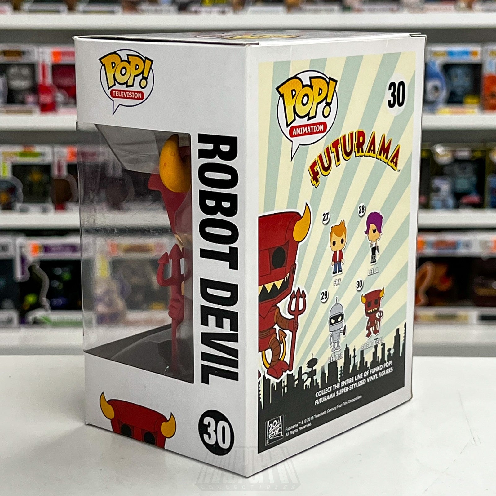 Funko Pop Animation Futurama Robot Devil 30 Beelzebot 2015 Vaulted Vinyl Figure2