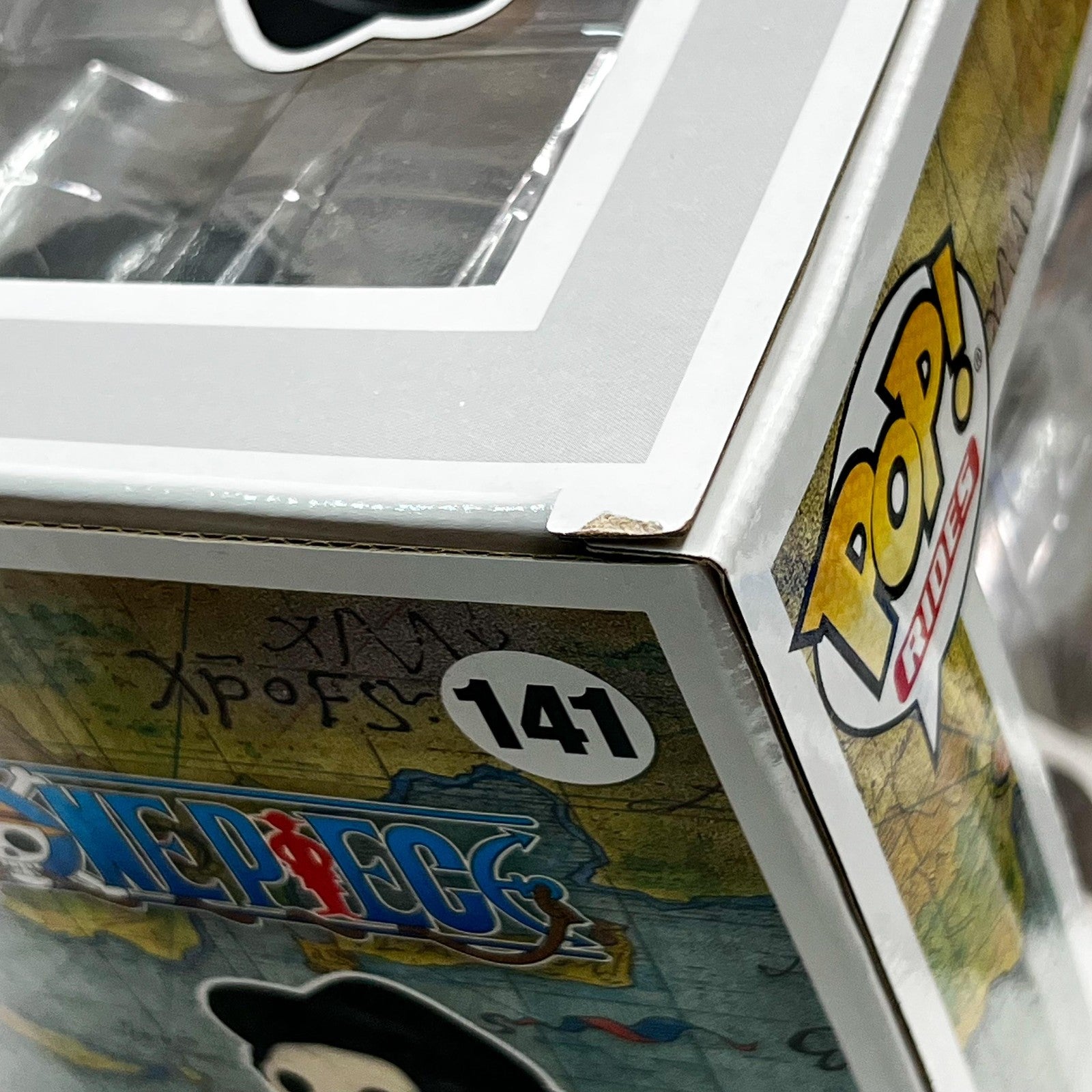 Funko Pop Rides One Piece Brook with Shark Submerge 141 NYCC Con Sticker Anime