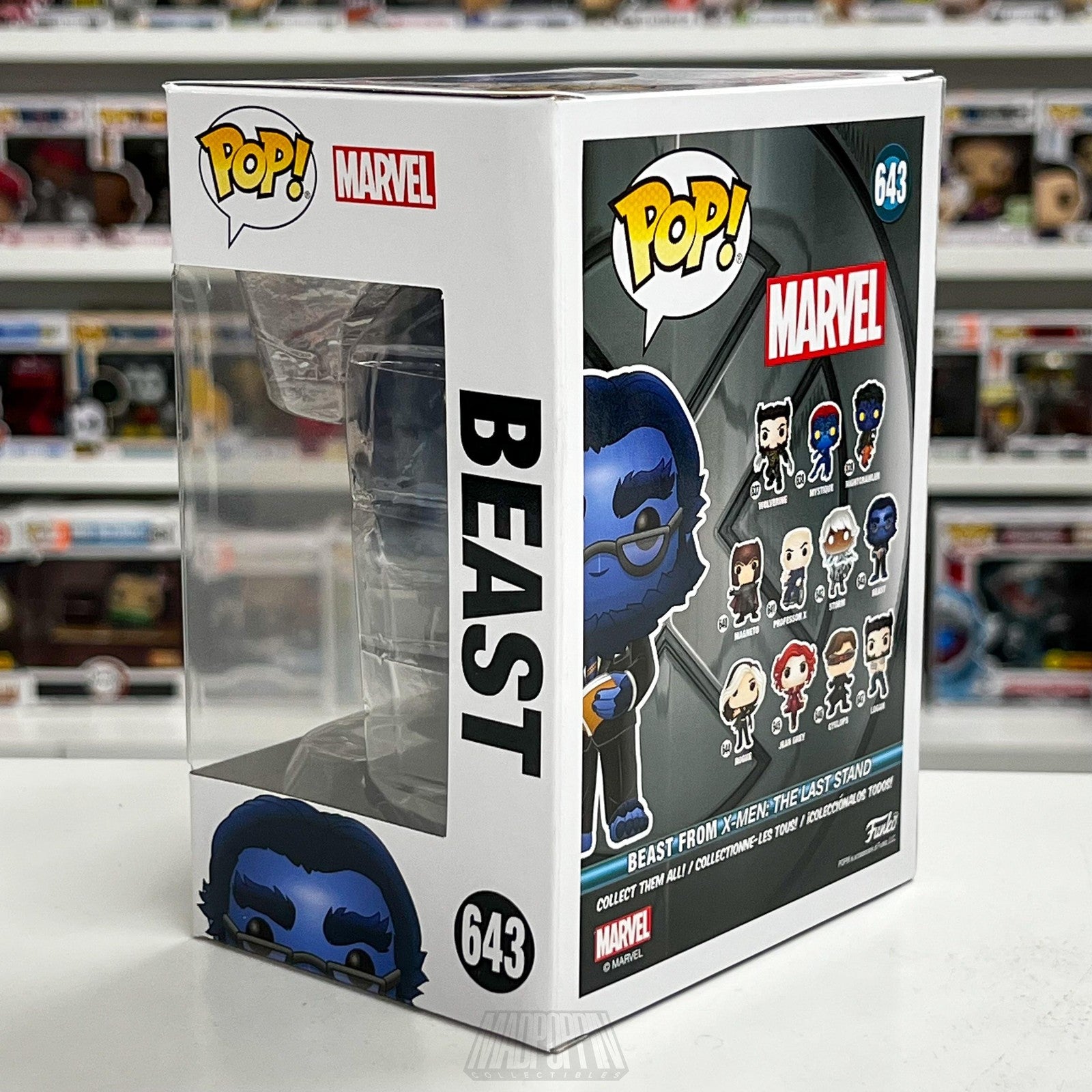 Funko Pop Marvel Beast 643 X-Men The Last Stand Figure New In Box Bobble-Head