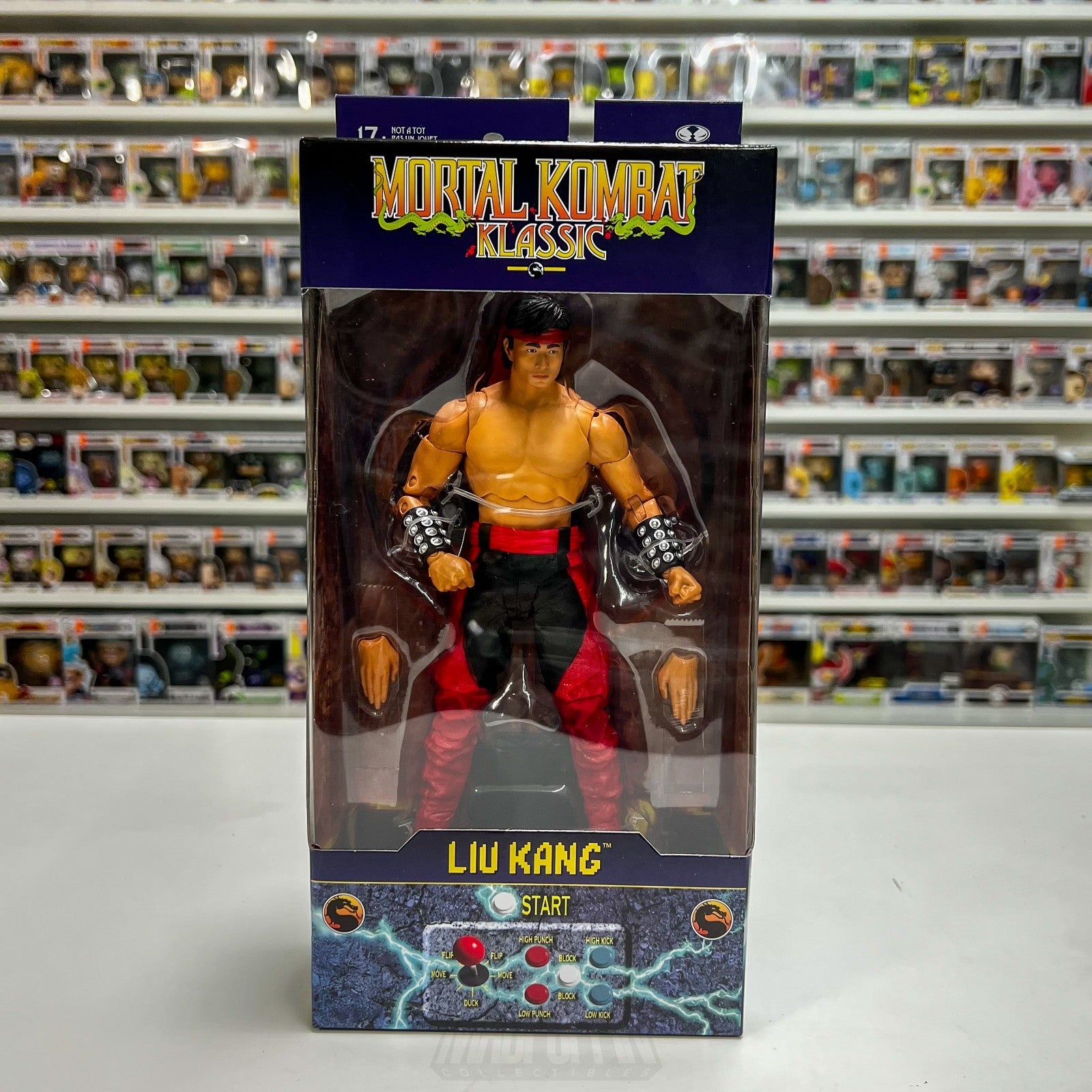 McFarlane Toys Mortal Kombat Klassic Liu Kang  7 Inch Action Figure Video Game