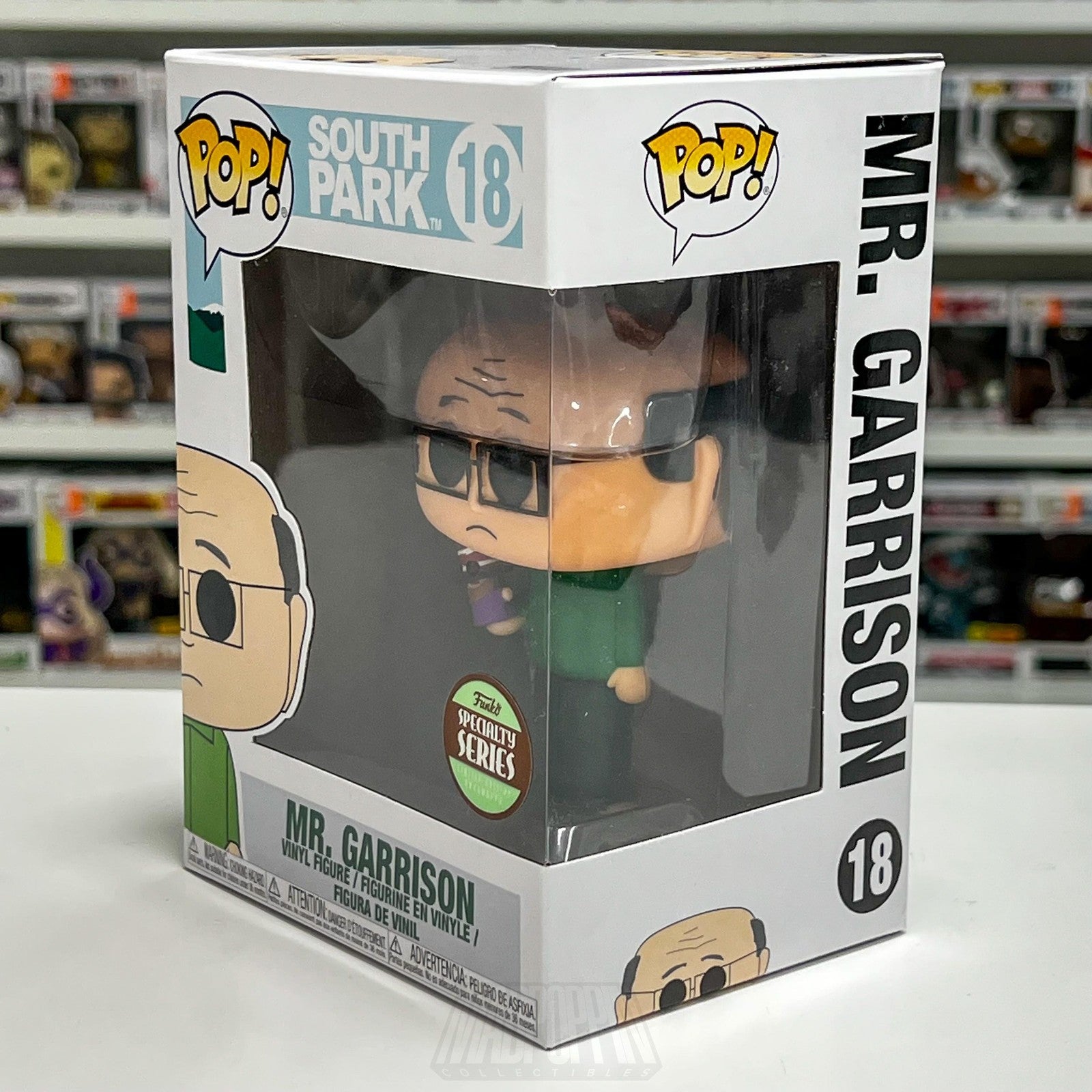 Funko Pop South Park Mr. Garrison 18 Specialty Series Exclusive Vinyl Figure Toy