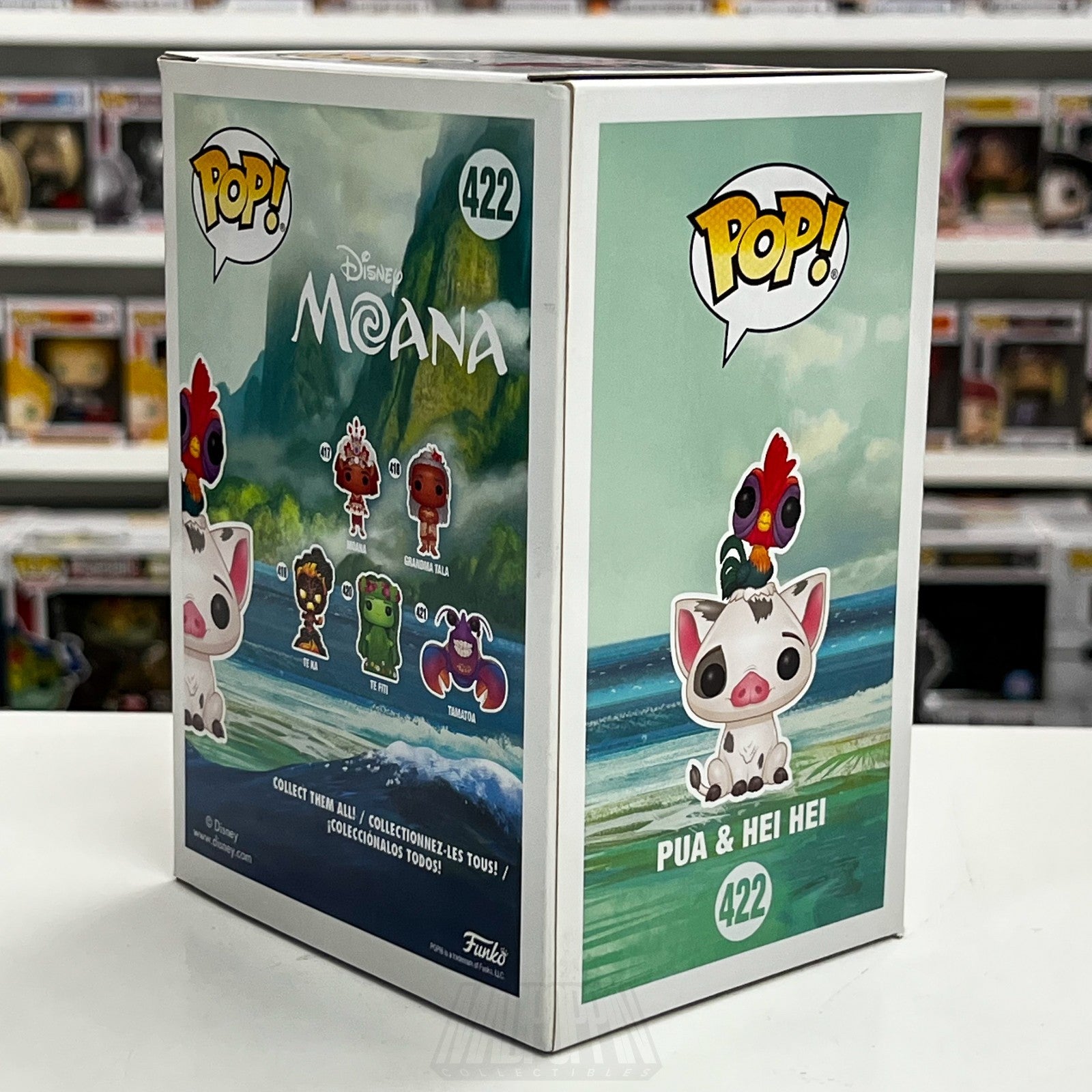 Funko Pop Disney Moana Pua & Hei Hei Amazon 422 Cute Rooster Piget Vinyl Figure4