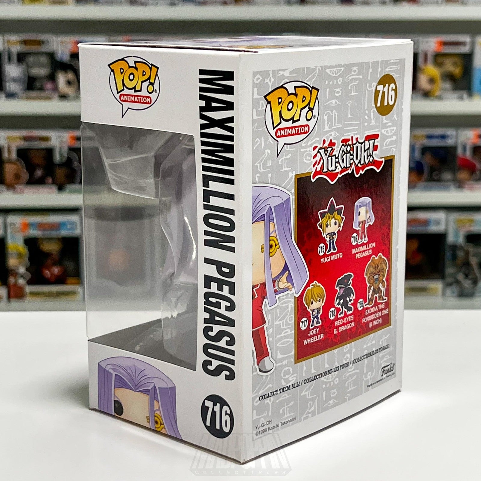 Funko Pop! Animation Yu-Gi-Oh Maximillion Pegasus 716 Anime Figure New Box Toy