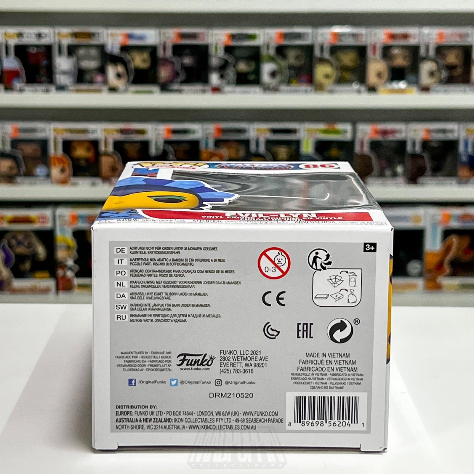 Funko Pop Retro Toys Masters of the Universe MOTU Evil-Lyn #86 Vinyl Figure NIB