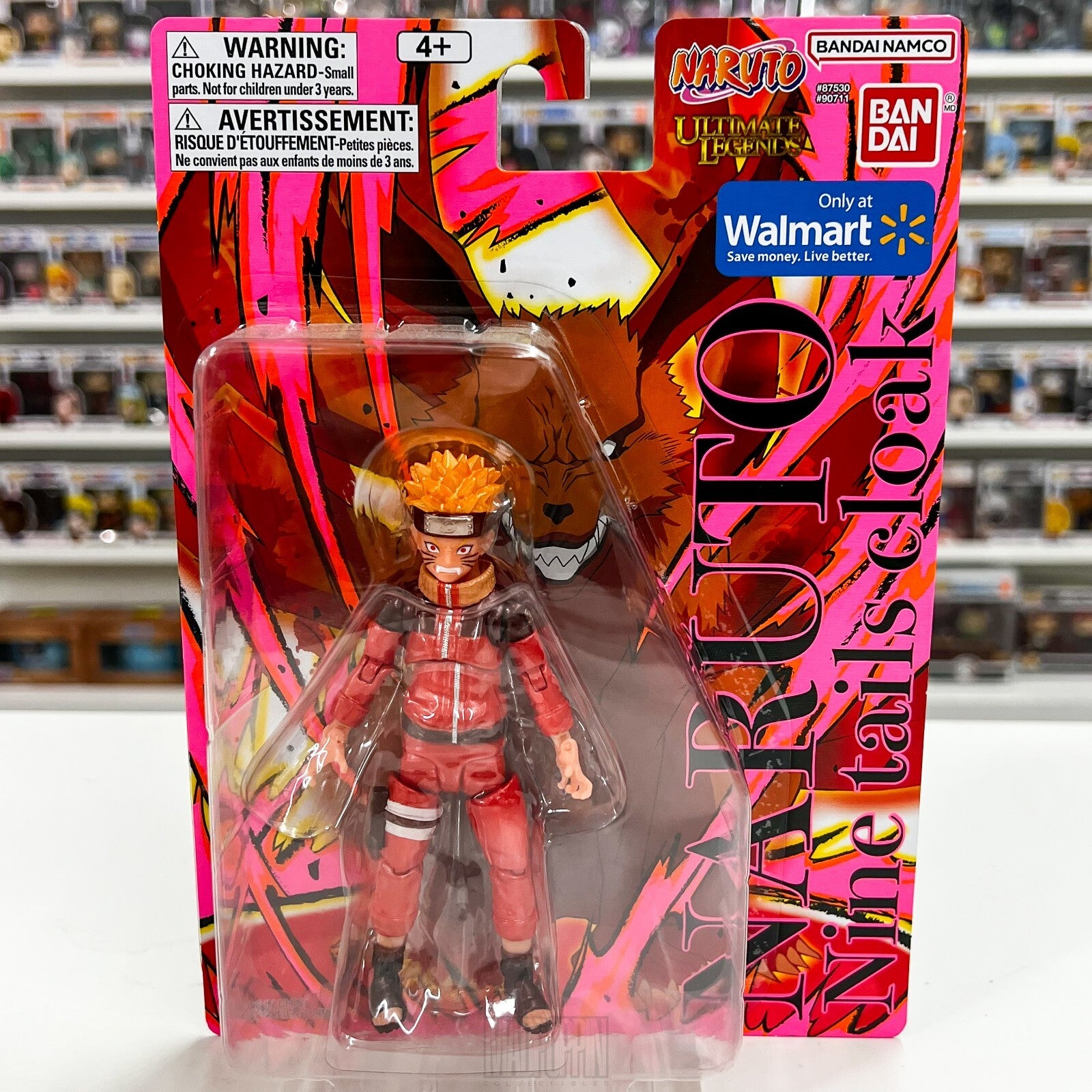 Bandai Namco Ultimate Legends Naruto Nine Tails Cloak Walmart Exclusiv
