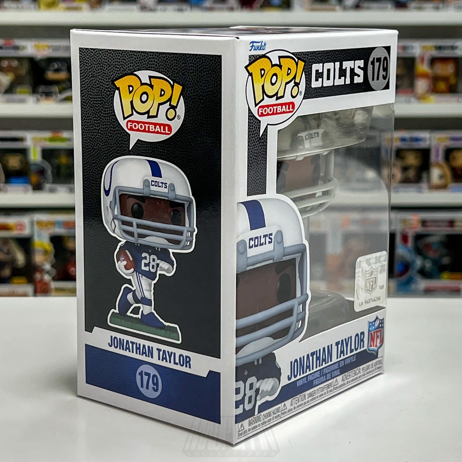 Funko Pop NFL Football Indianapolis Colts Jonathan Taylor 179 Running Back Toy