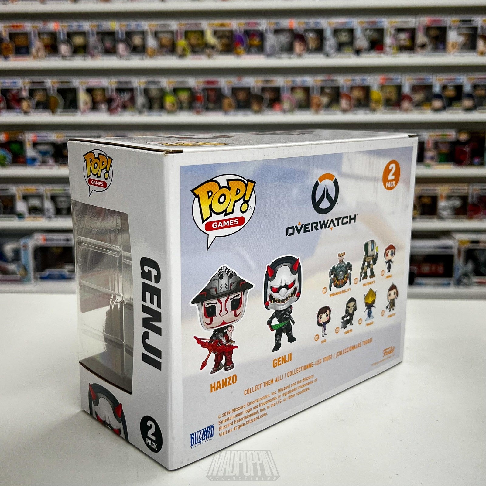 Funko Pop Overwatch Hanzo Genji E3 2019 Limited Edition 2 Pack Vinyl Figures