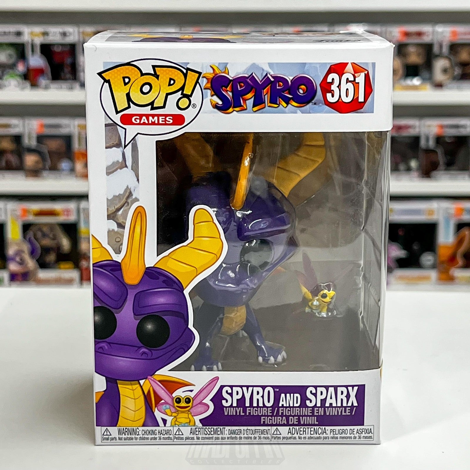 Funko POP Games Spyro and Sparx 361 Vinyl Figure New in Box 2018 PlayStation Toy