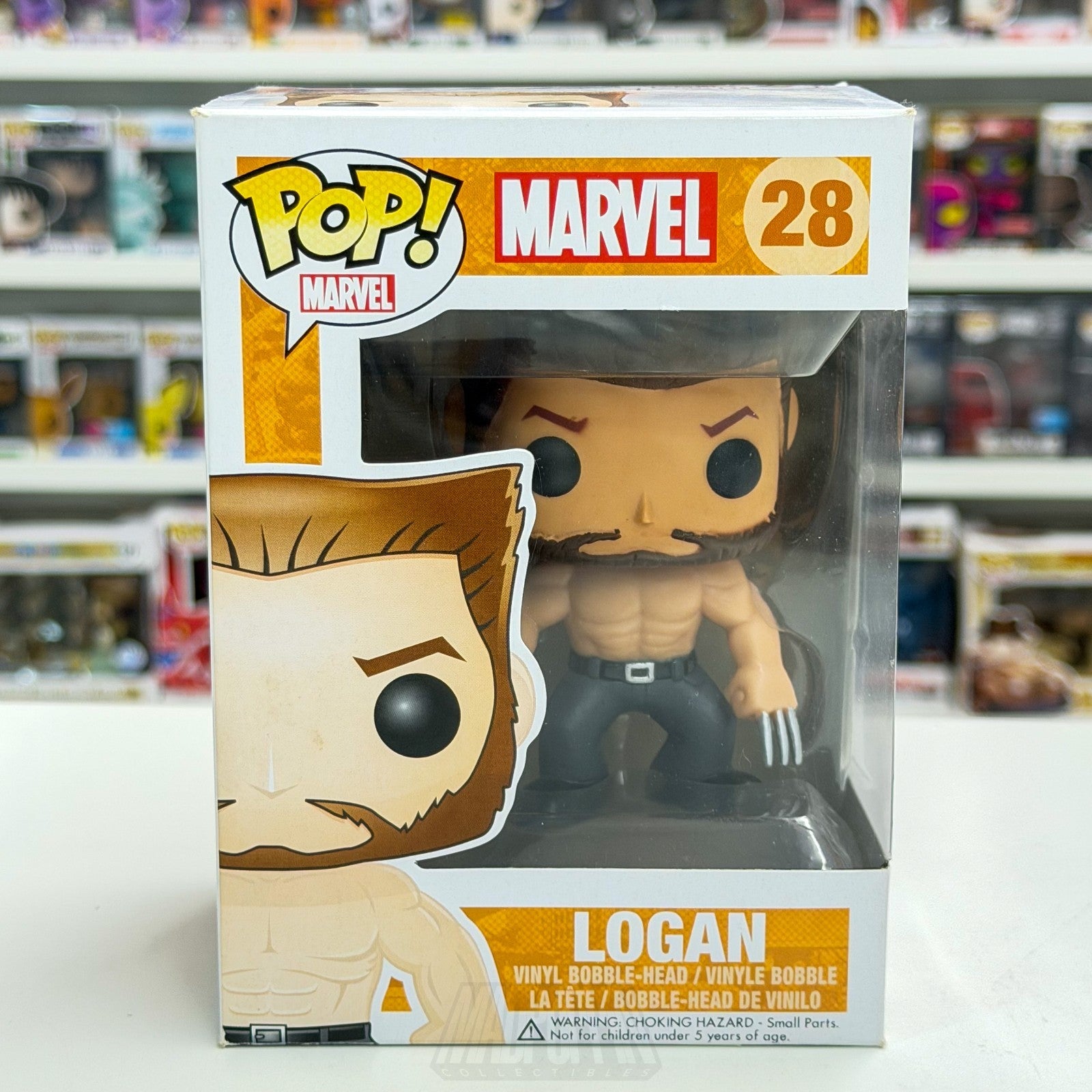Funko Pop Marvel X-Men Logan Wolverine 28 Weapon X Mutant Adamantium Toy Figure0