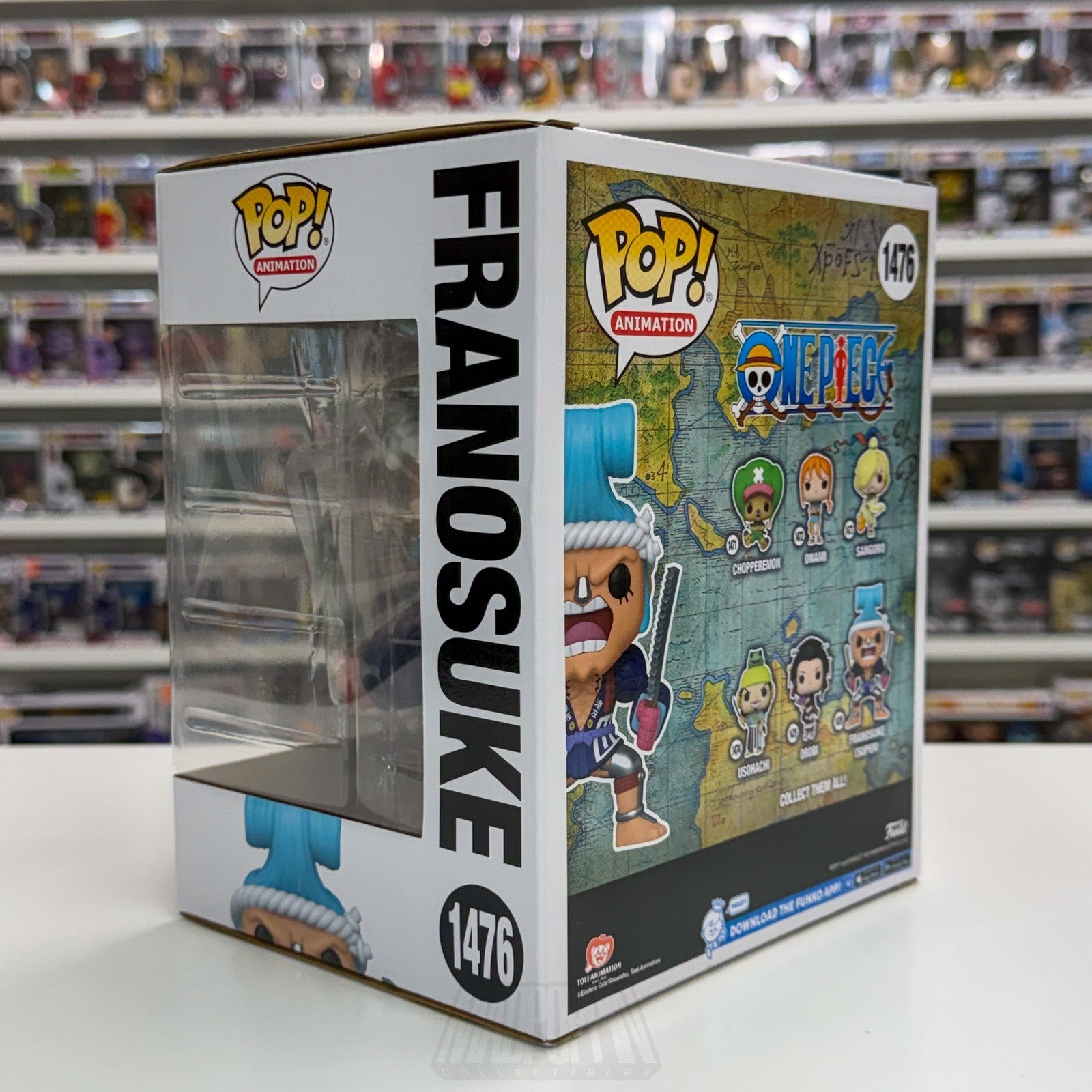 Funko Pop Anime One Piece Franosuke Franky 1476 Cyborg Japanese 6" Vinyl Figure2