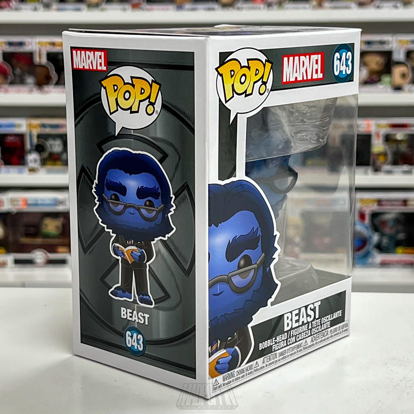 Funko Pop Marvel Beast 643 X-Men The Last Stand Figure New In Box Bobble-Head