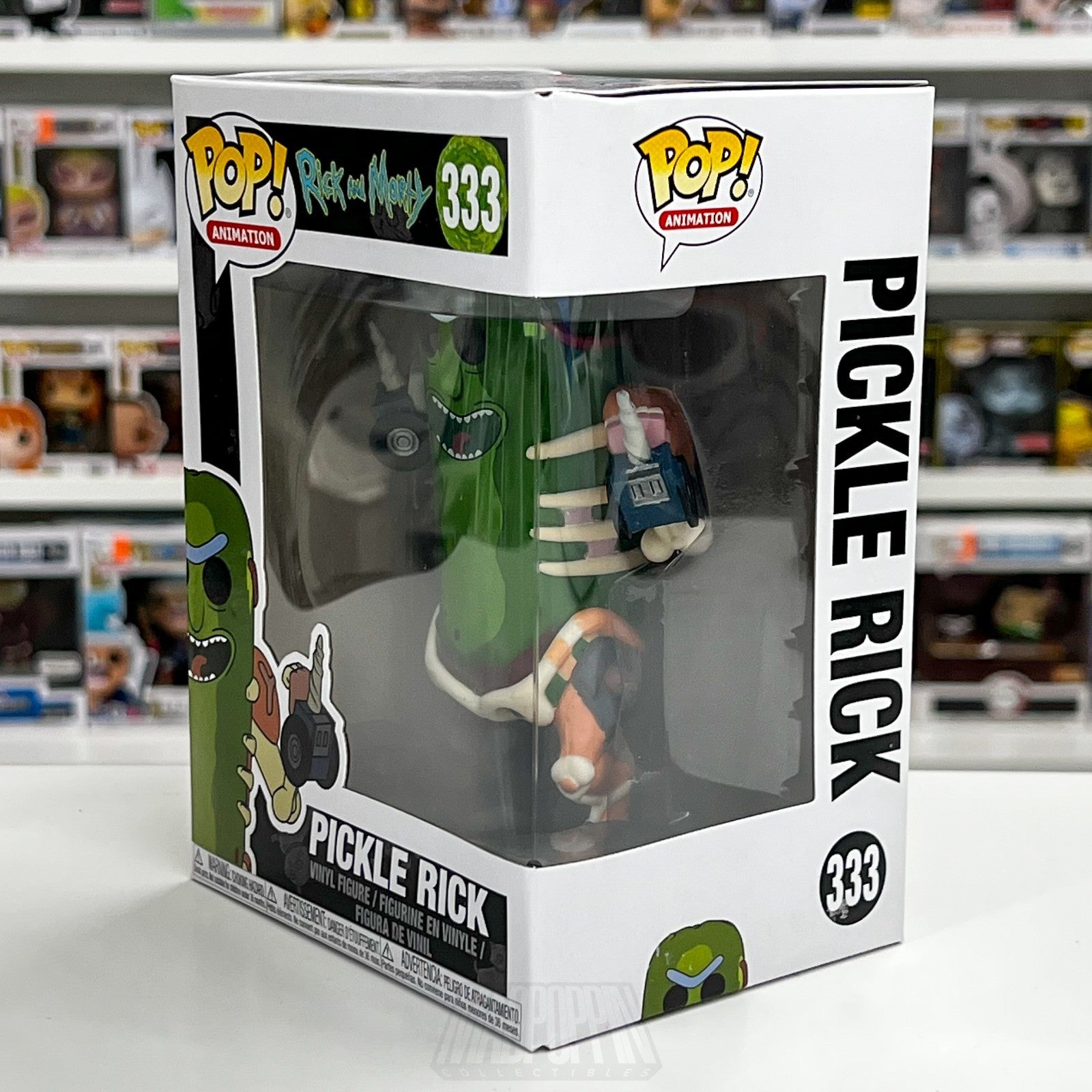 Funko Pop Animation Rick and Morty Pickle Rick 333 Adult Swim Vinyl Figure Toy1