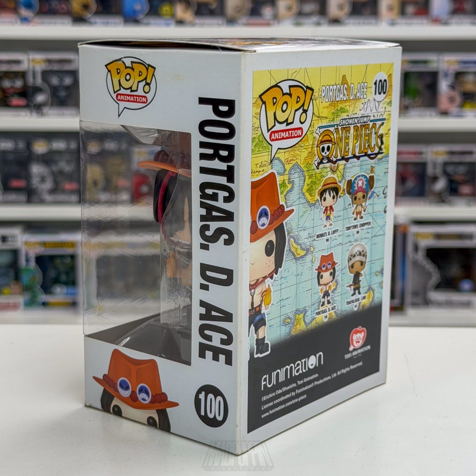 Funko Pop Anime One Piece Portgas D Ace 100 ORIGINAL 2016 RELEASE Manga Figure2