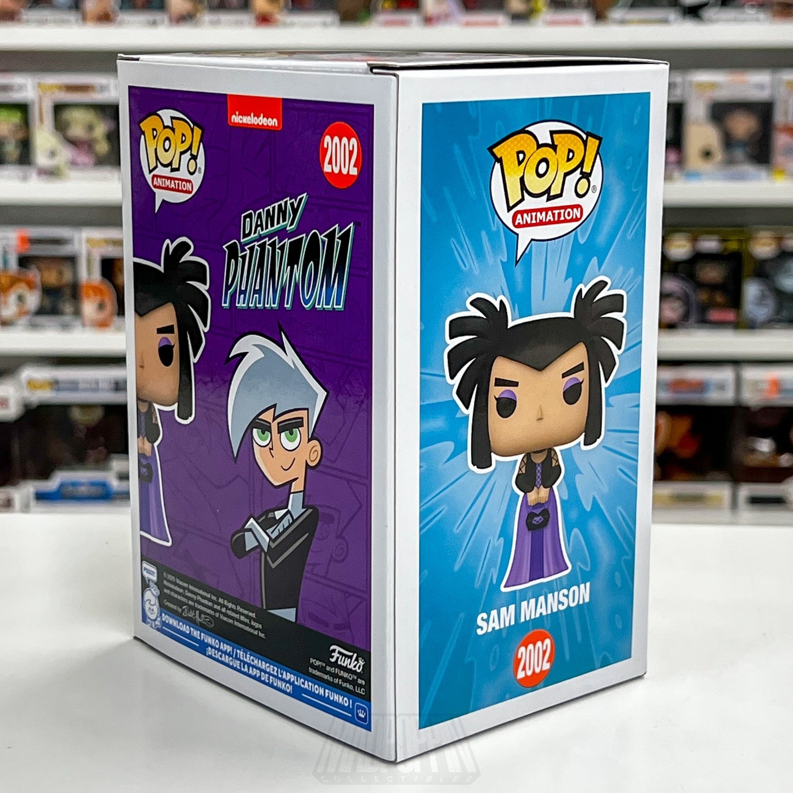 Funko Pop Animation Danny Phantom Sam Manson SDCC Con Sticker 2002 Vinyl Figure4