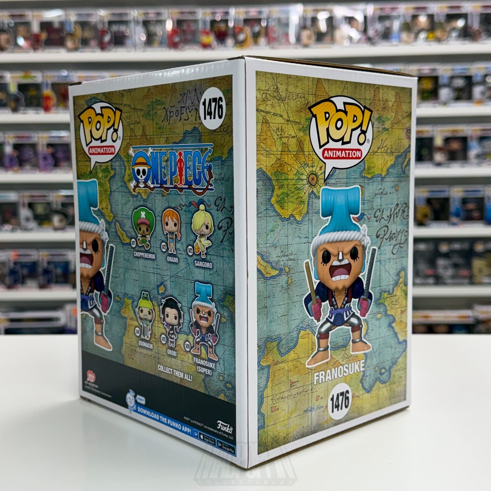 Funko Pop Anime One Piece Franosuke Franky 1476 Cyborg Japanese 6" Vinyl Figure4