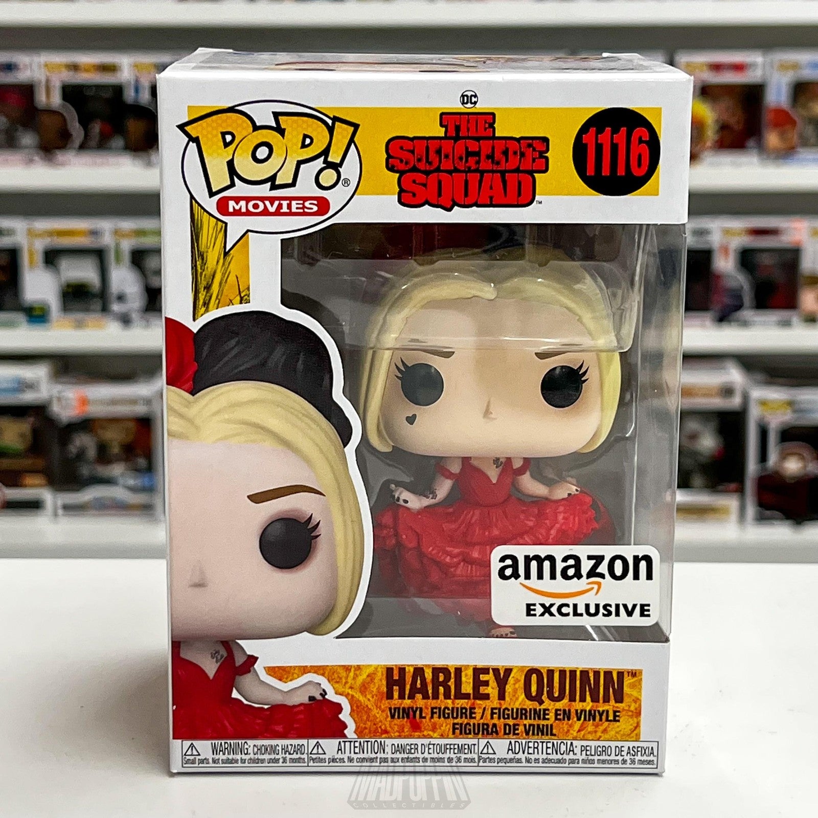 Funko Pop Harley Quinn 1116 Suicide Squad Amazon Exclusive Vinyl Figure New