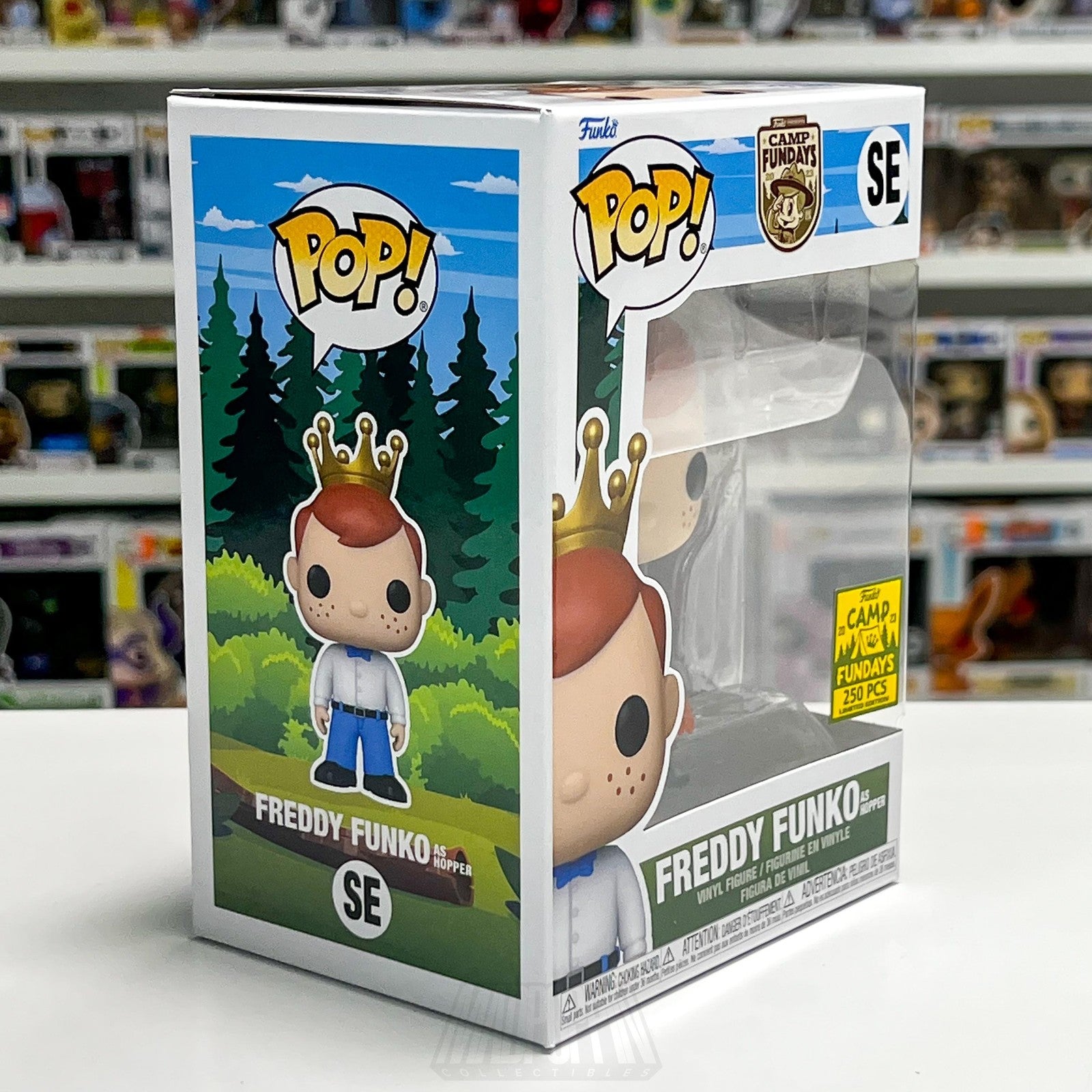 Funko Pop Freddy as Hopper Stranger Things Camp Fundays SE 250 PCS Limited SciFi