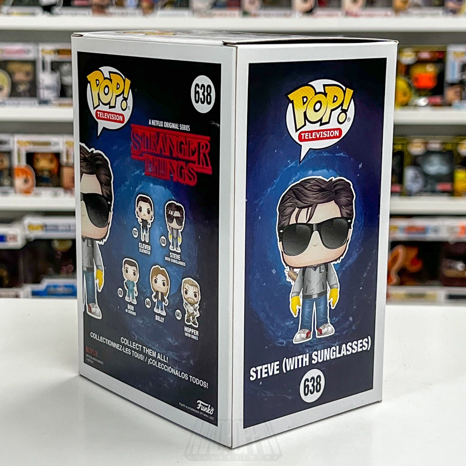 Funko Pop Television Stranger Things Steve w/Sunglasses 638 Netflix Vinyl Figure4